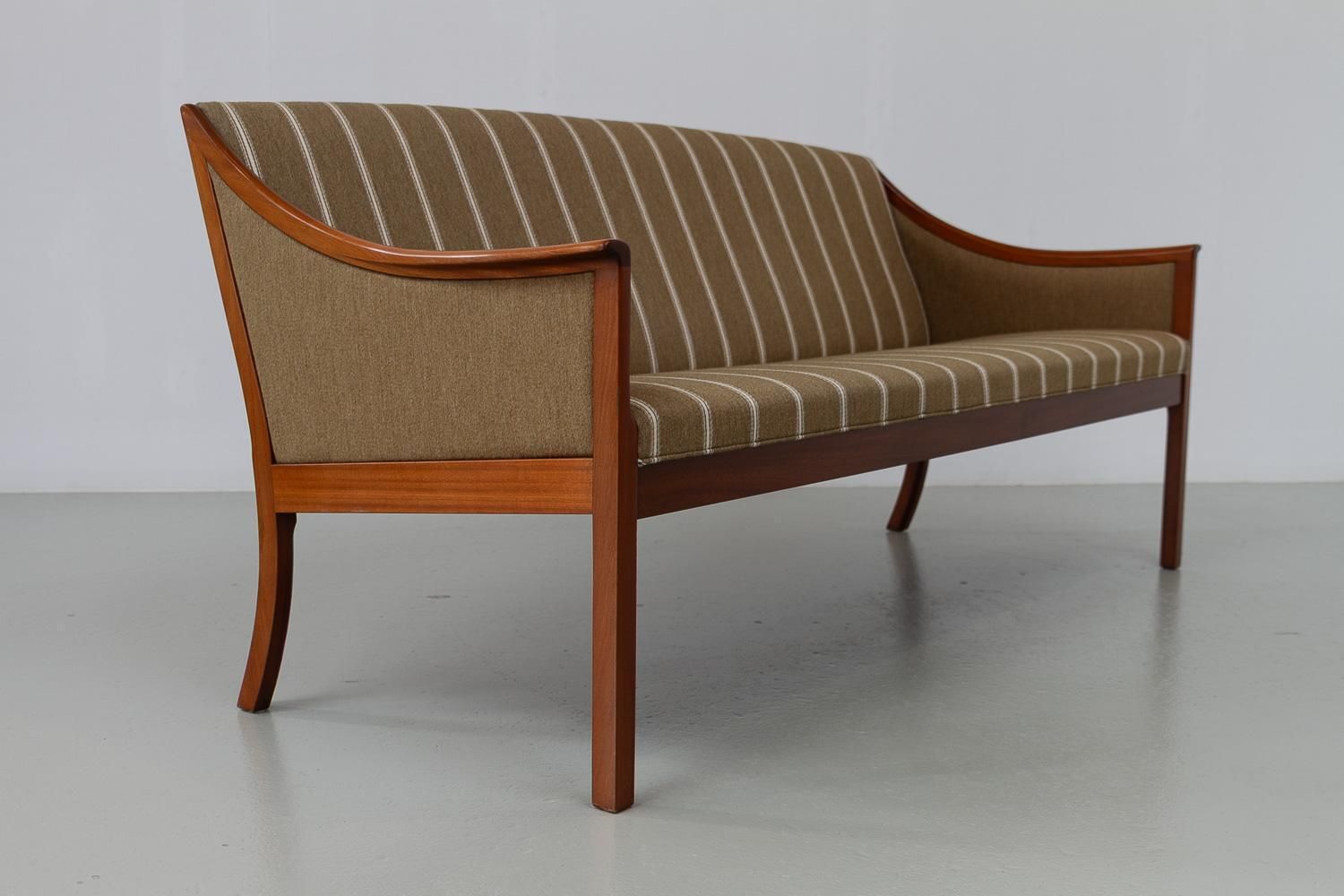 Danish Lounge Chair And 3 Seater Sofa By Ole Wanscher For Pj Møbler, 1960s. photo buy