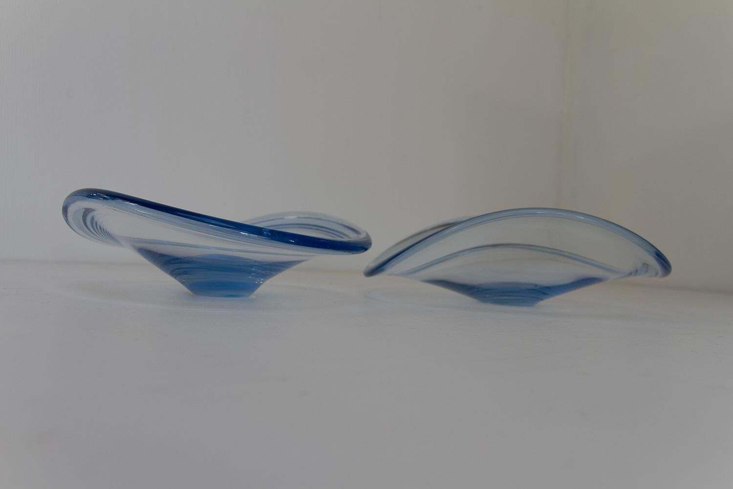 Danish Selandia Fruit Bowls By Per Lütken For Holmegaard, 1960s. Set Of 2. photo vinterior