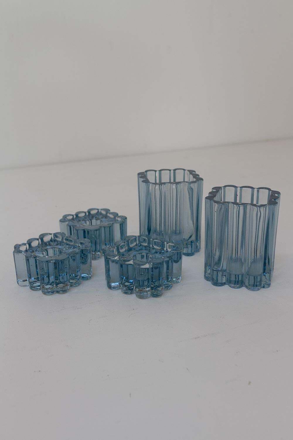 Danish Arcade Glass By Christel Holmgren Exner For Holmegaard, 1960s. Set Of 5. photo vinterior