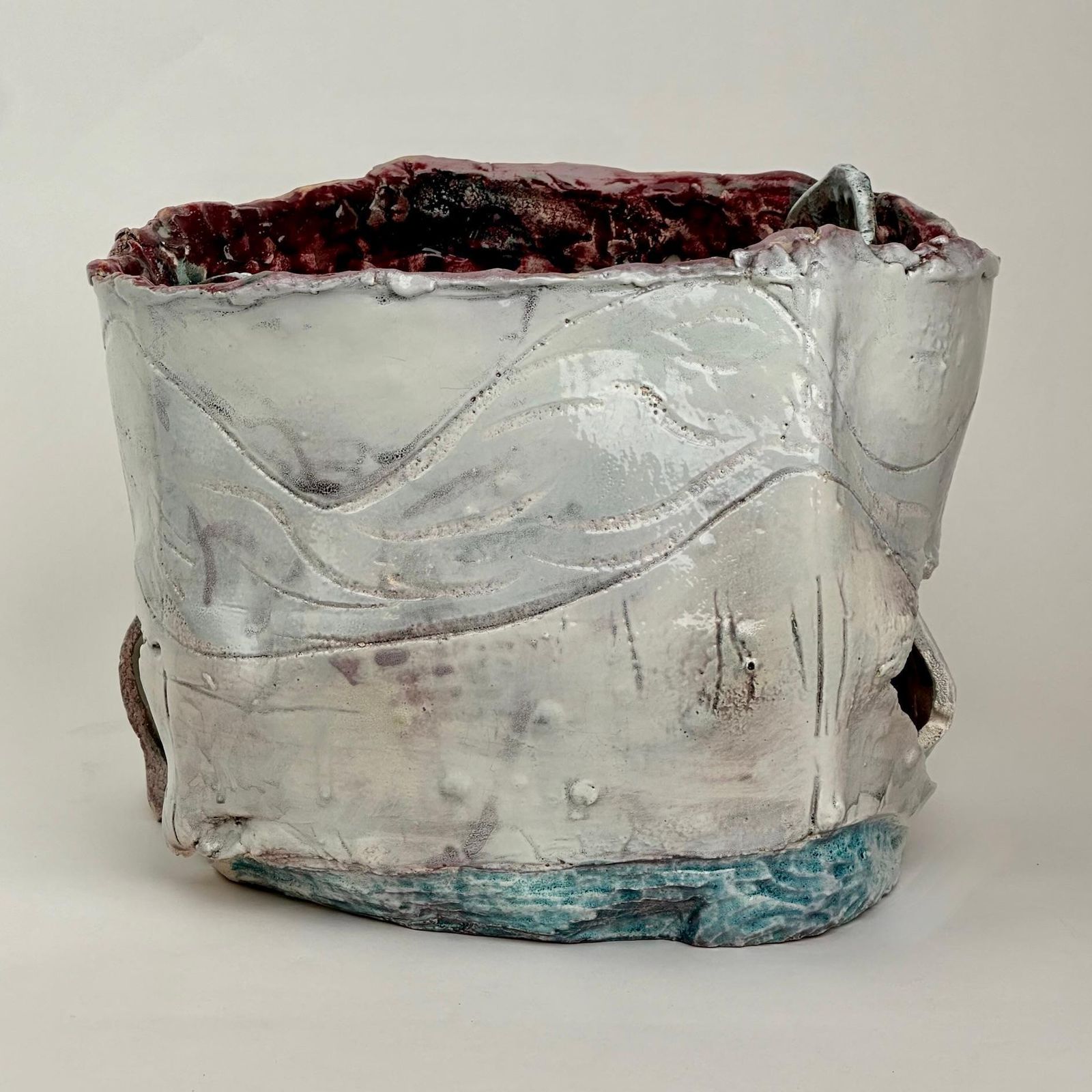 Untitled 2017 Semi Refractory And Glazed Ceramic Sculpture By Alessandro Roma photo furniture