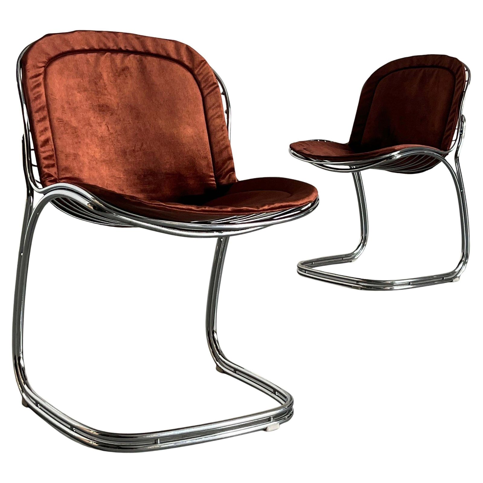 Iconic Vintage ‘Sabrina’ Dining Chairs By Gastone Rinaldi For Rima, 1970s Italy