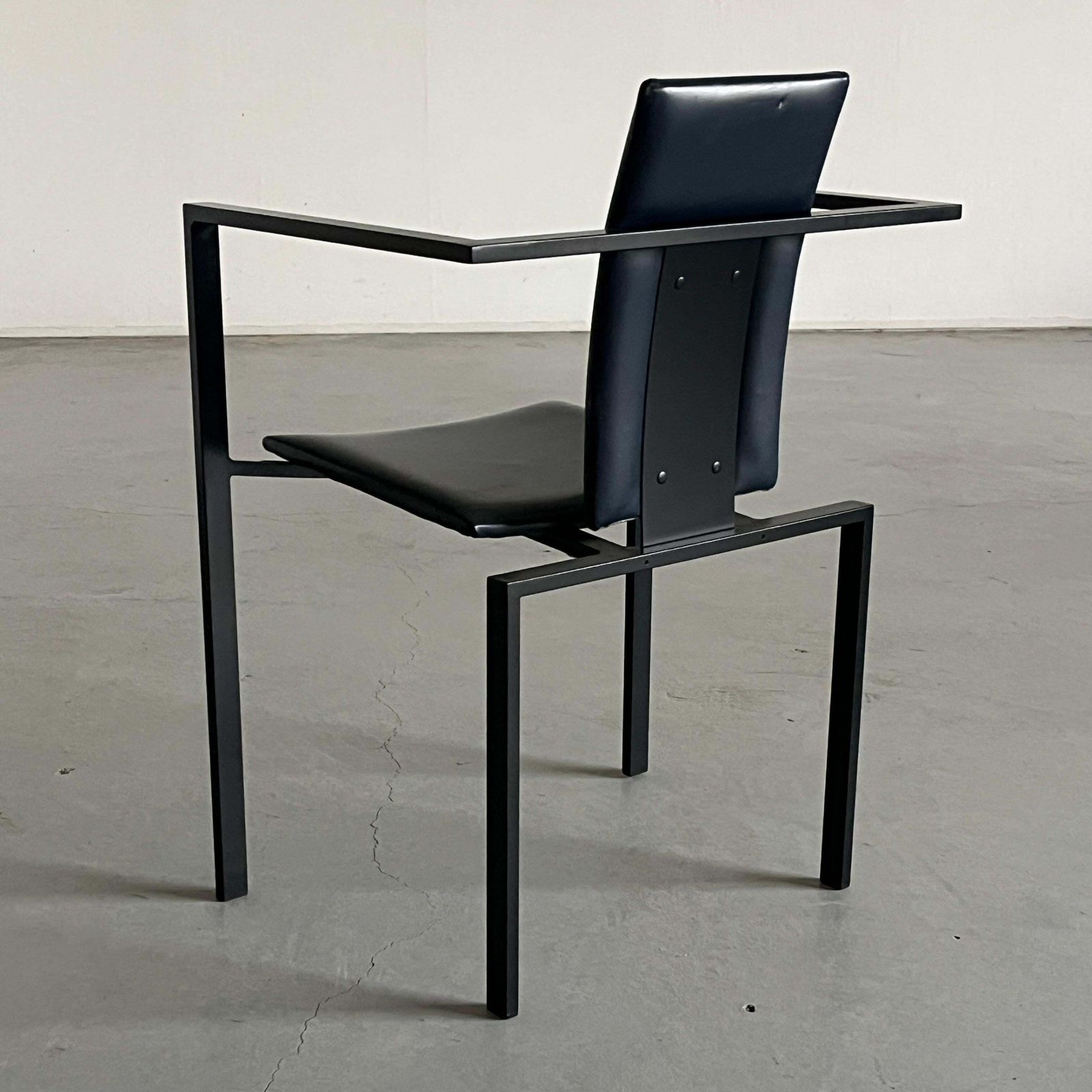 Memphis Design Postmodern Geometrical Chair By Karl Friedrich Förster, 1980s photo furniture