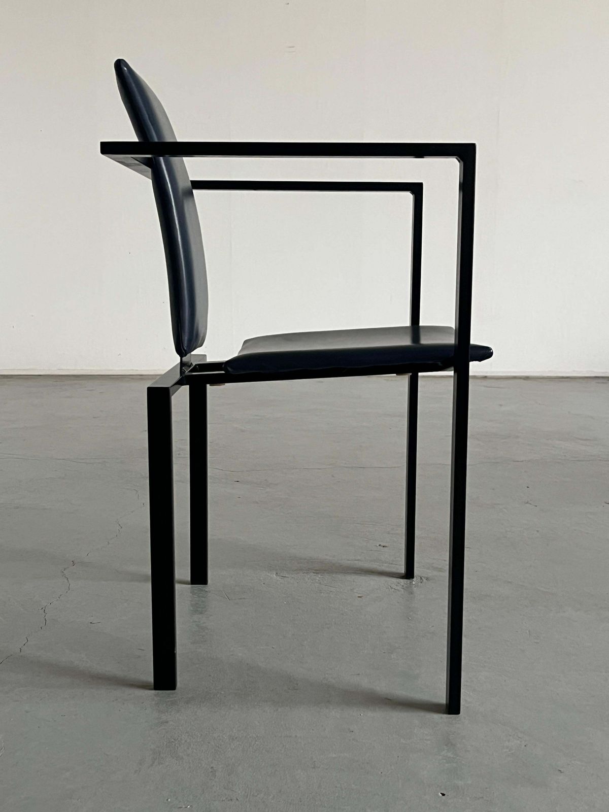 Memphis Design Postmodern Geometrical Chair By Karl Friedrich Förster, 1980s photo 257.0