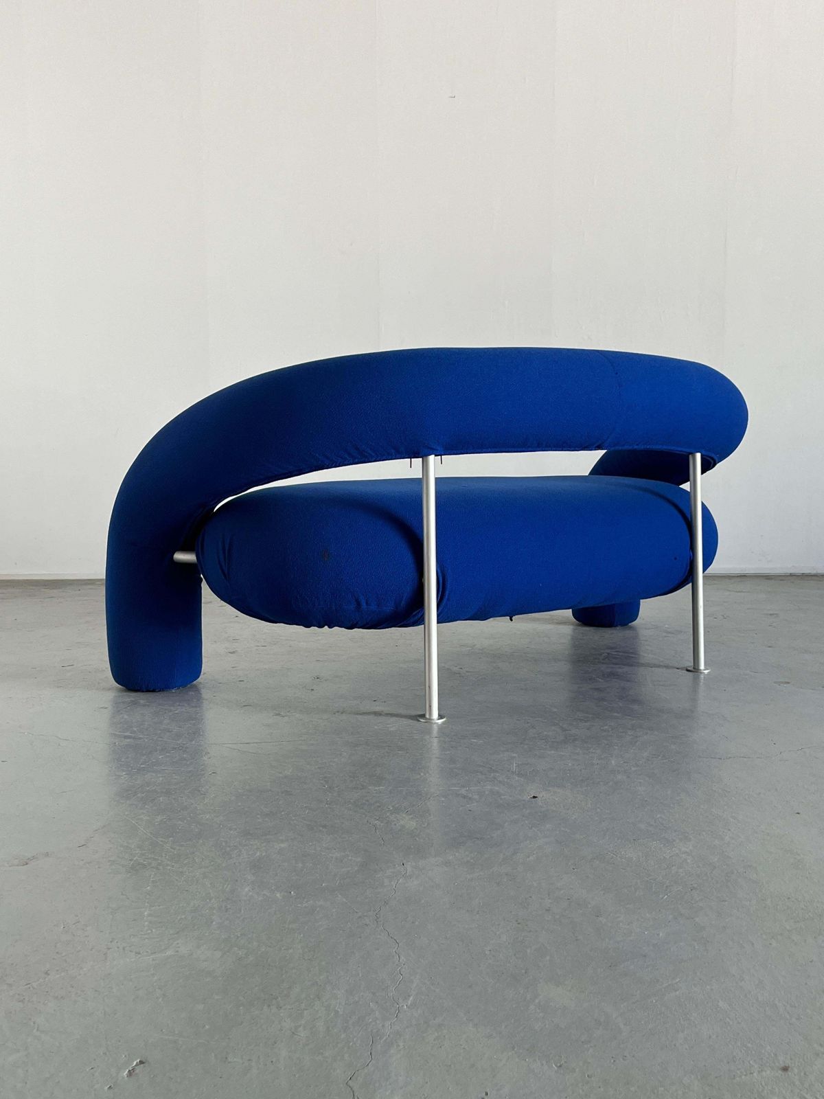 Sculptural Tube Sofa By Anna & Carlo Bartoli For Rossi Di Albizzate, Italy, 90s photo buy