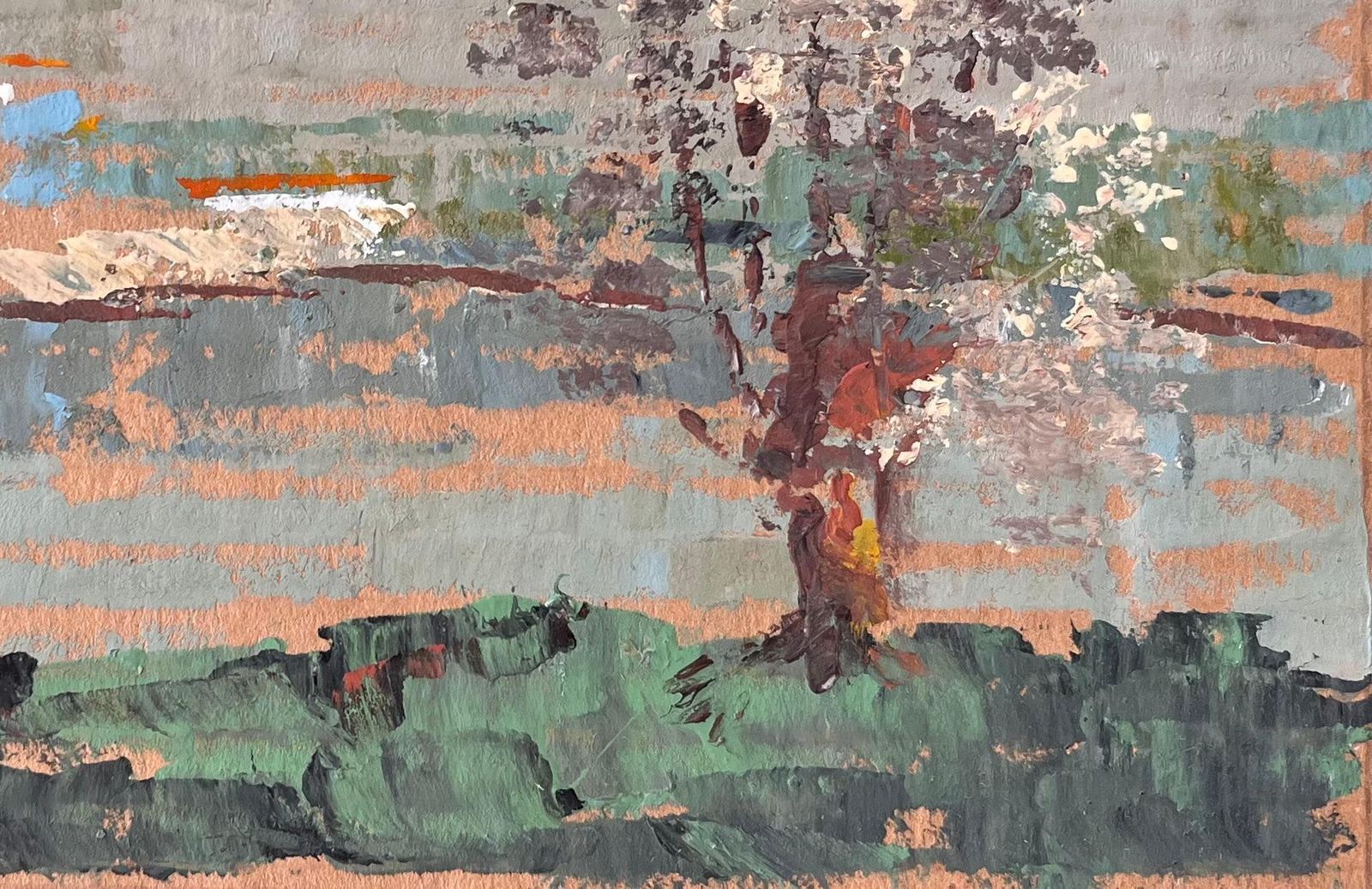 Fanch Lelfrench Landscape With Blossoming Trees And Farmhouse In Beaumont Pléneuf photo vinterior