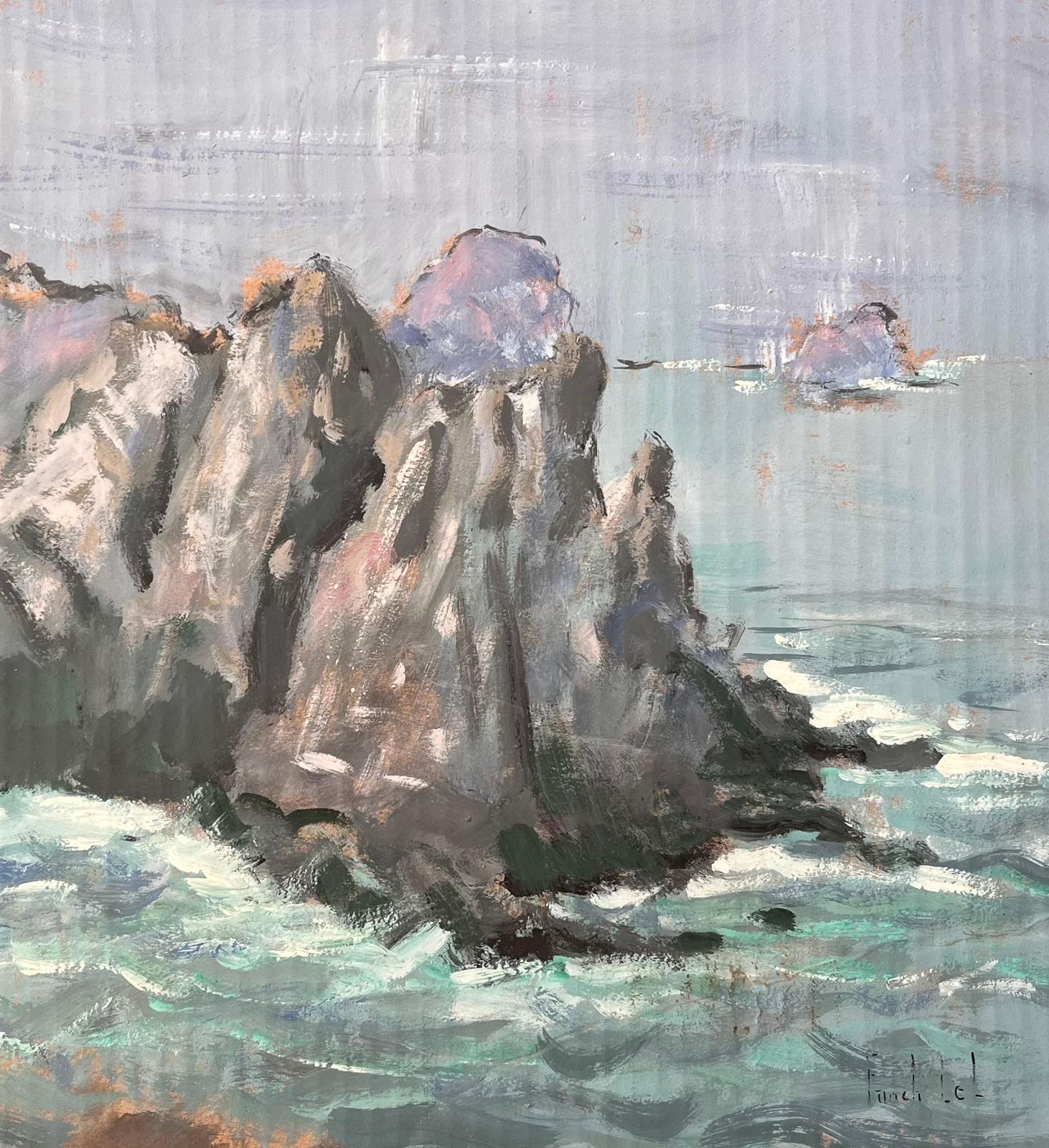 Fanch Lelcoastal Cliffs And Sea Stacks View Of Tas De Pois In Crozon Peninsula photo buy
