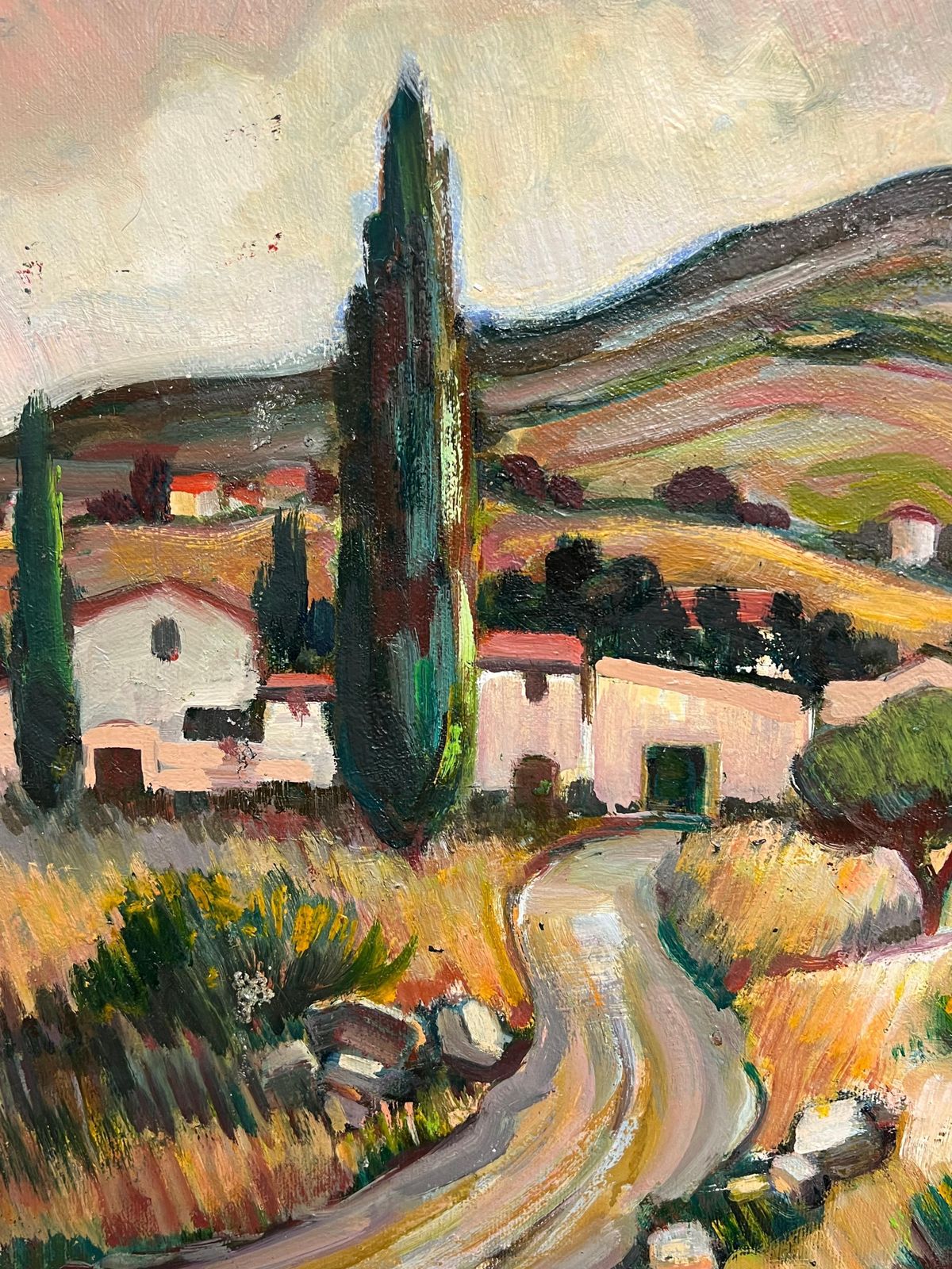 Max Toutainwindy Path Leading Through The French Valleys 20th Post Impressionist Painting photo furniture