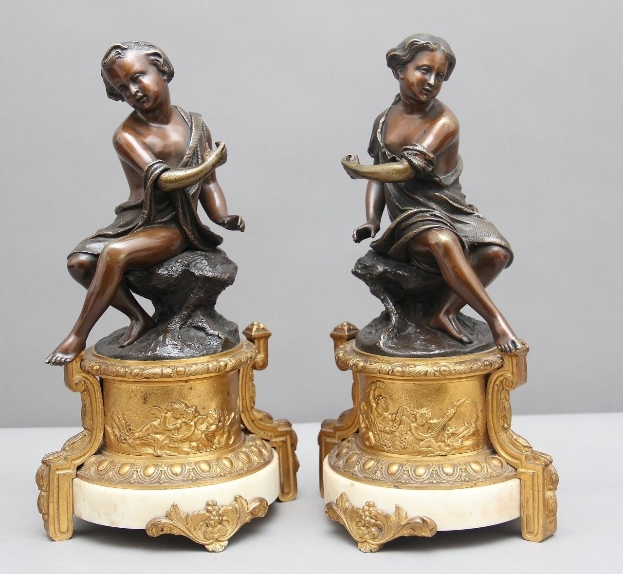 Pair Of 19th Century French Bronzes photo vinterior