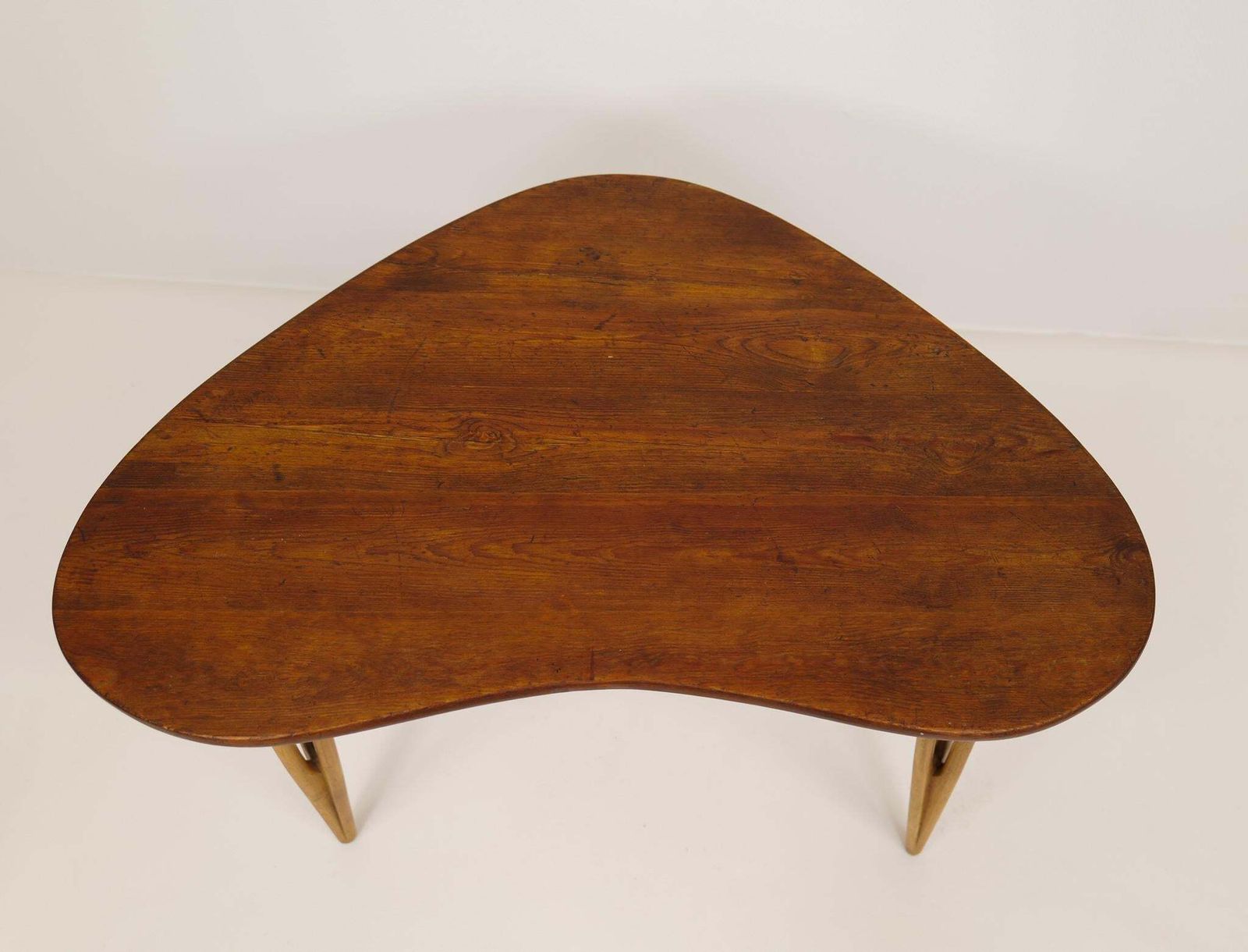 Furniture Swedish Modern Unique Coffee Table By Bo Fjaestad, Sweden, 1950s photo