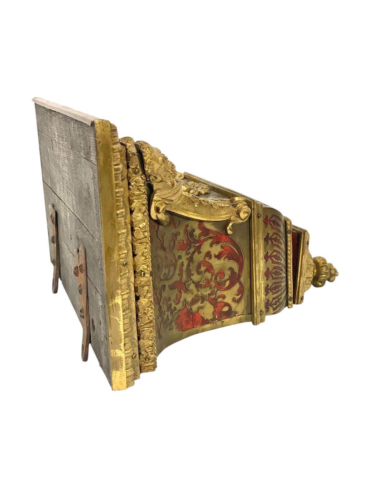 photo buy 19th Century Wall Bracket Console With Gilt Bronze Mask And Satyrs