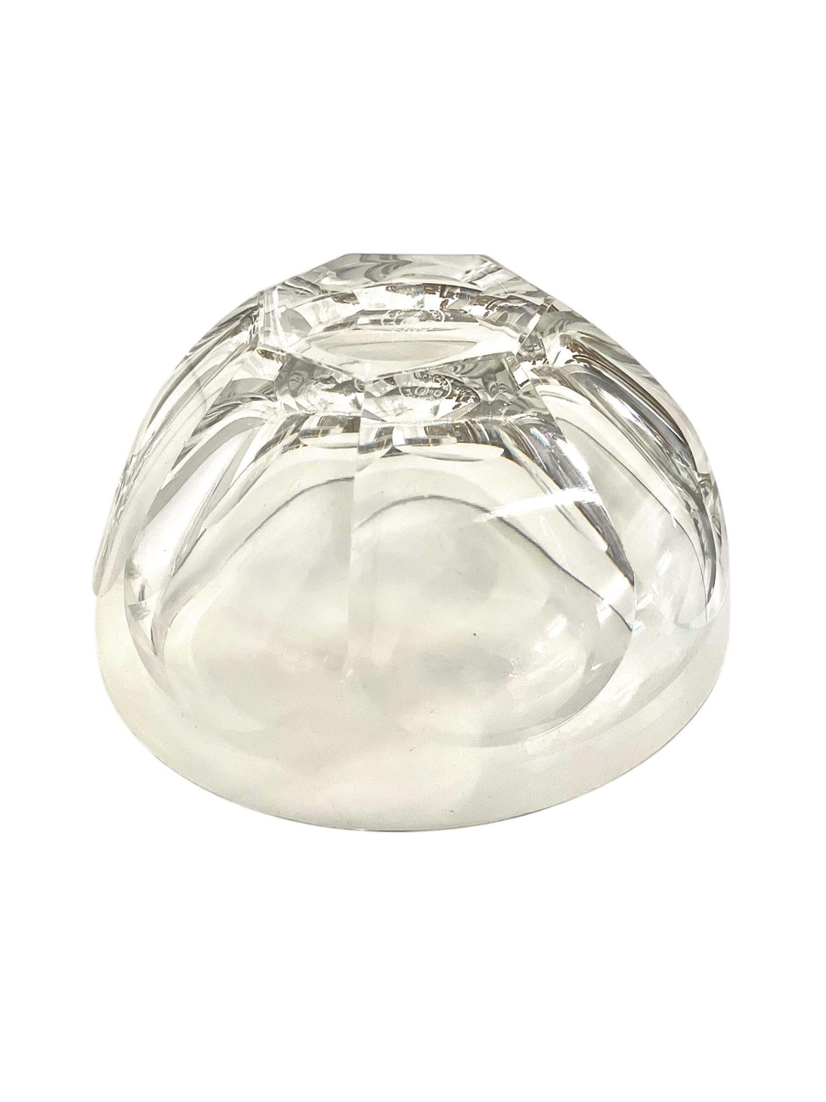 Home Decor Set Of 8 Hand Cut Vintage Crystal Bowls By Baccarat, France 20th Century photo