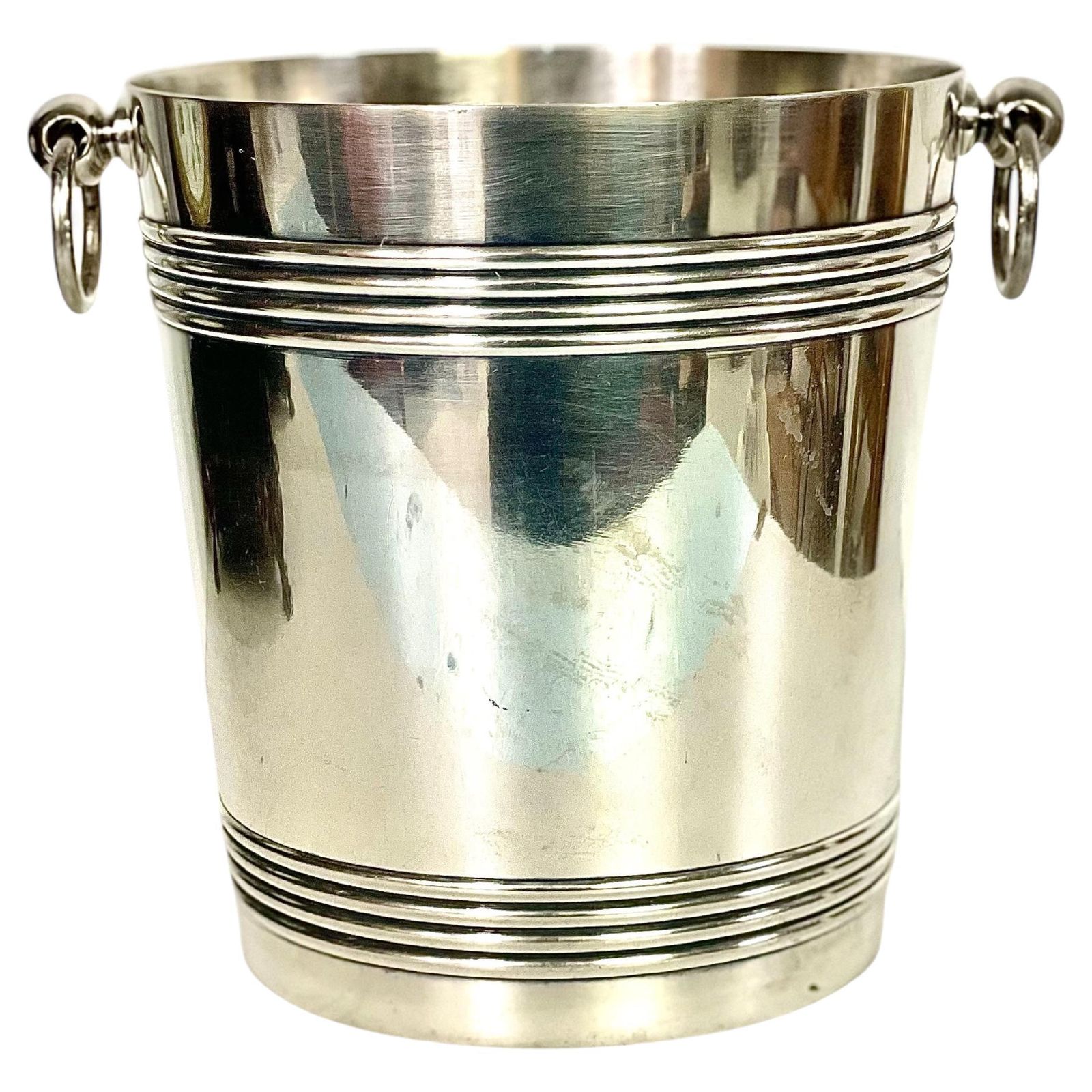 1930s Silver Plated Champagne Bucket, "Gallia" Collection By Christofle