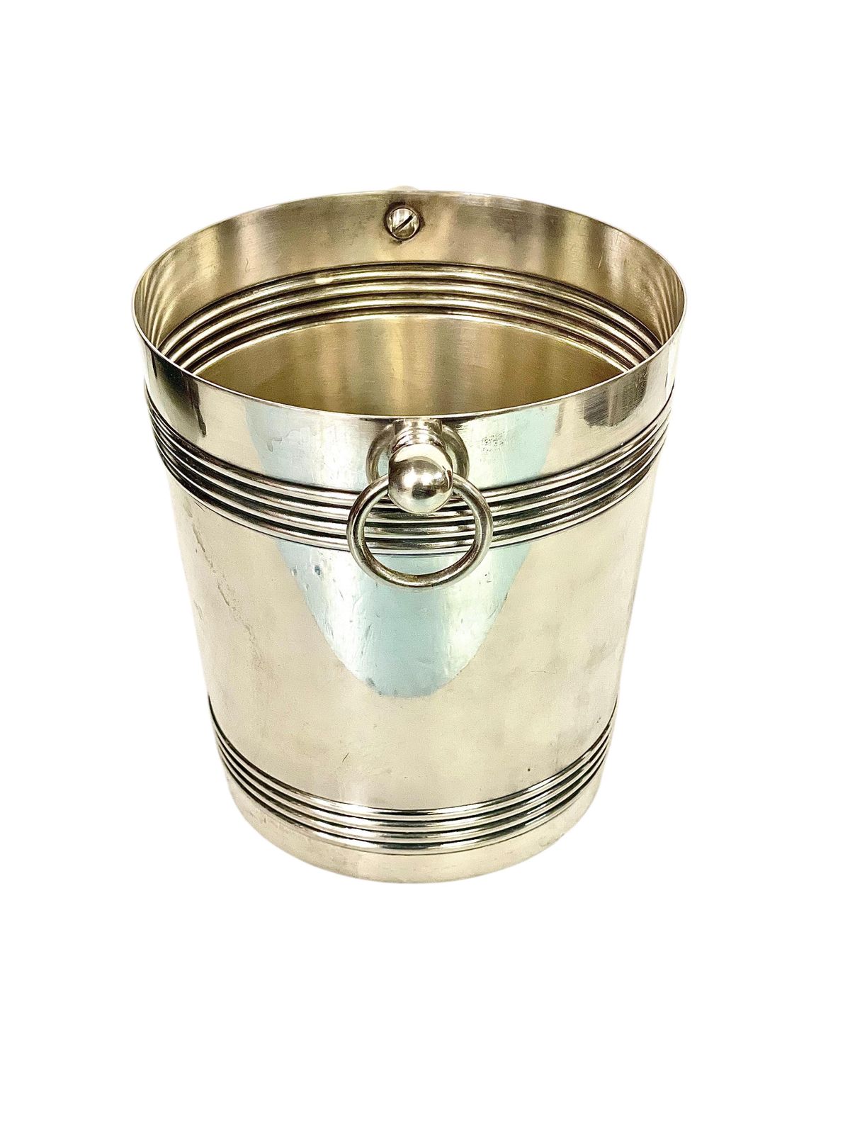 1930s Silver Plated Champagne Bucket, "Gallia" Collection By Christofle photo for sale