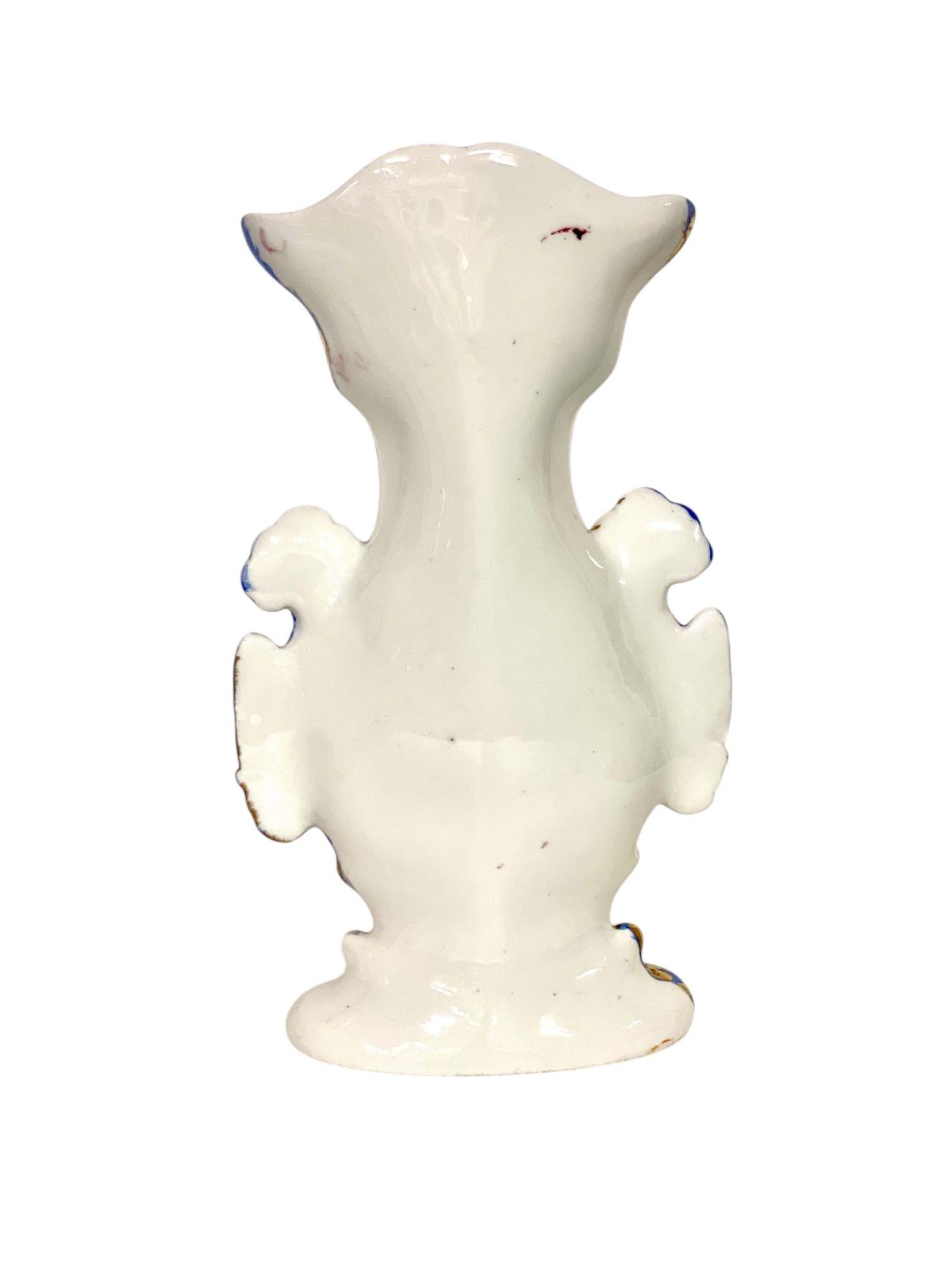 19th Century Porcelain Wedding Vase With Gilded Accents photo vinterior