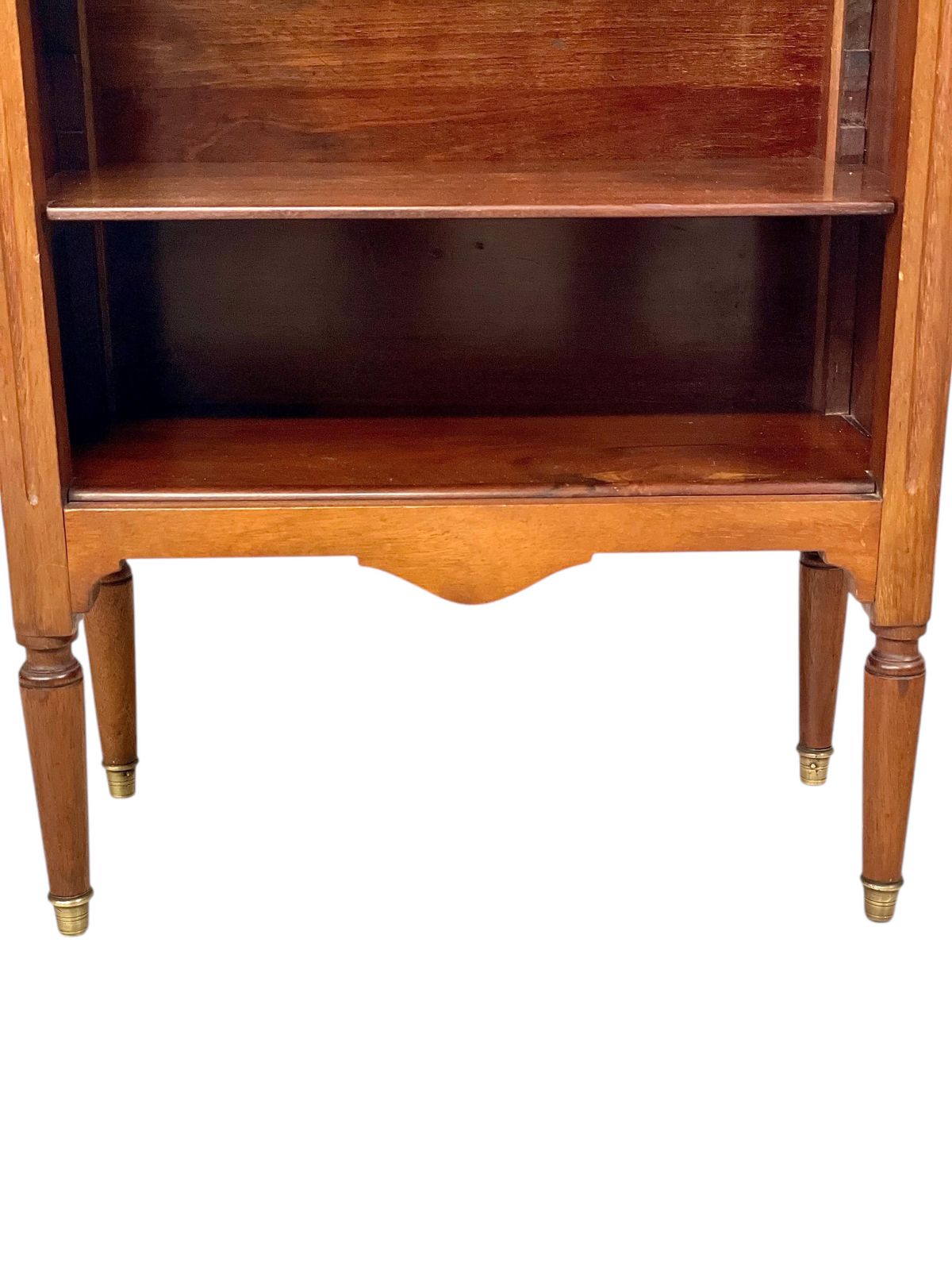 1398.0 19th Century Walnut Bibus Or Book Case With Marble Top photo
