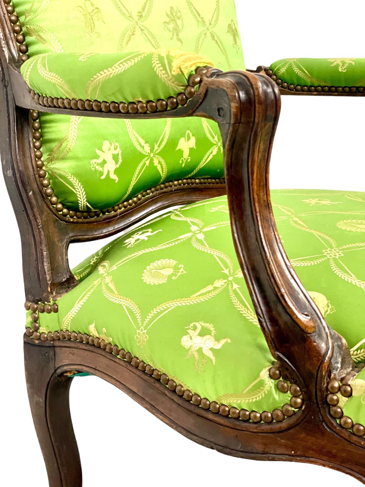 18th Century Louis XV Epoque Fauteuil à La Reine photo Furniture