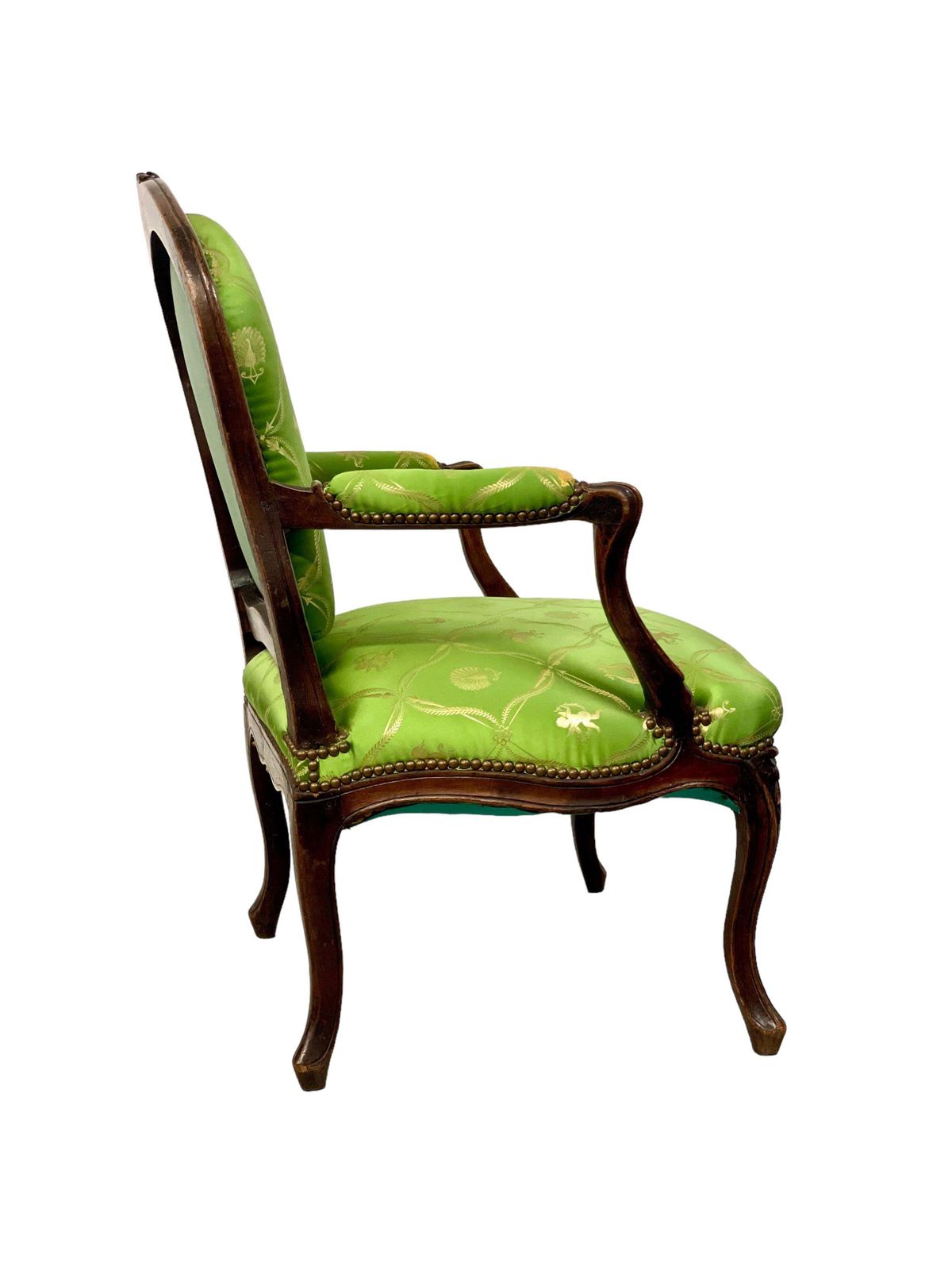 photo vintage 18th Century Louis XV Epoque Fauteuil à La Reine
