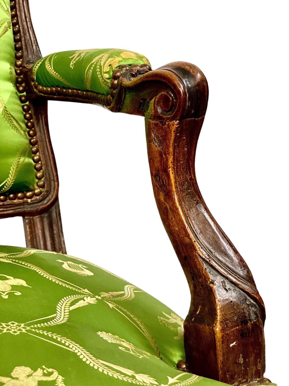 18th Century Louis XV Epoque Fauteuil à La Reine photo vintage