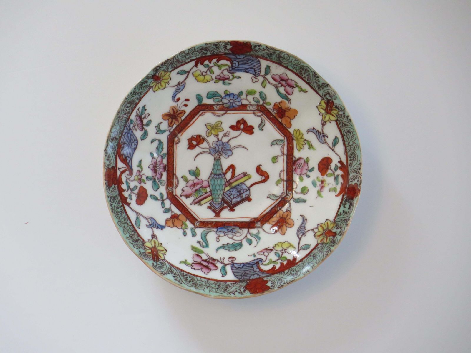 William Ivth Pair (A) Of C J Masons Cups & Saucers Porcelain Ptn 223, Ca 1830 photo vinterior