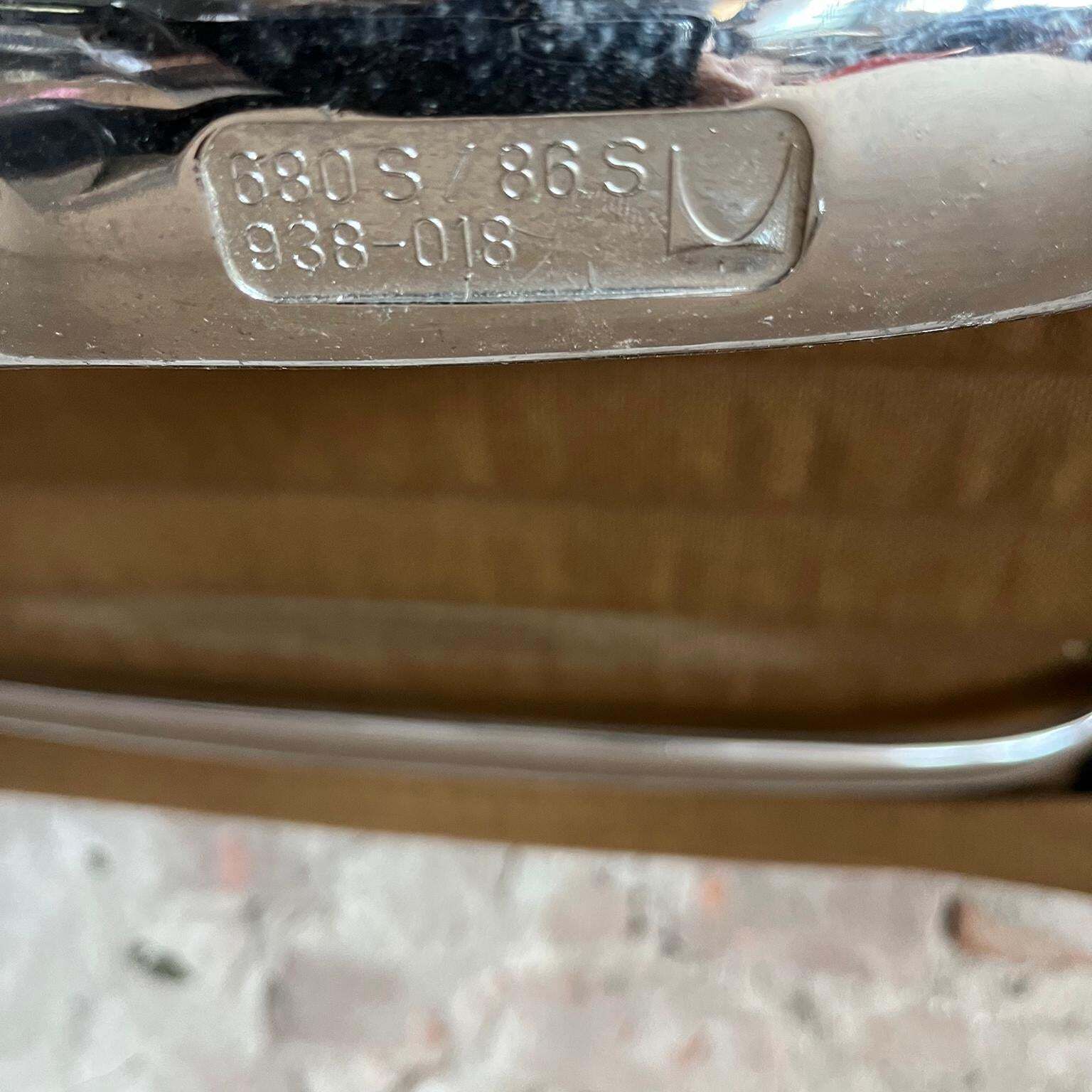 3169.0 Set Of Four First Chrome Base Ea 107, Brown Hopsack Upholstery By Herman Miller photo