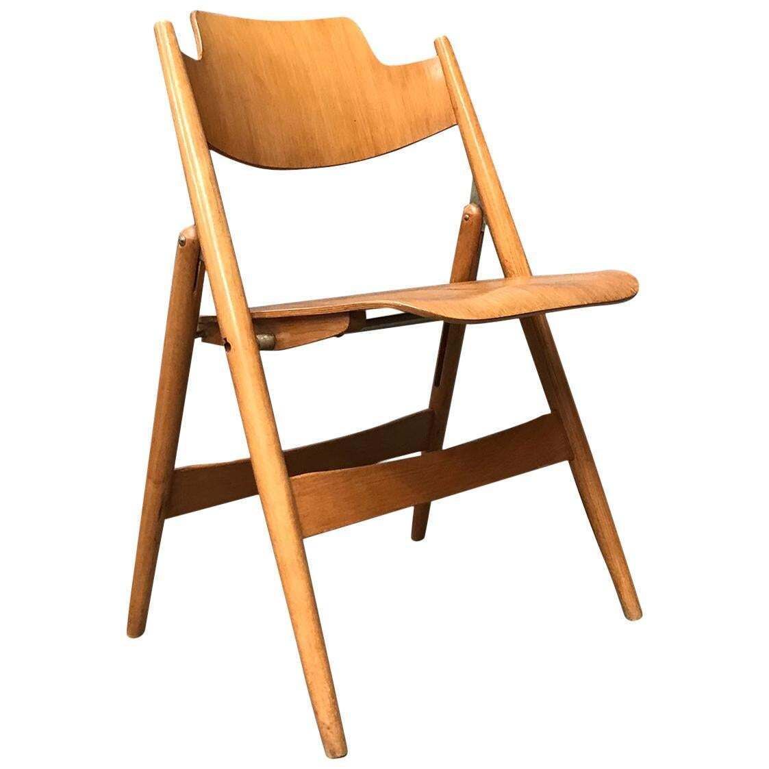 1952, Egon Eiermann For Wilde & Spieth, Wooden Folding Chair