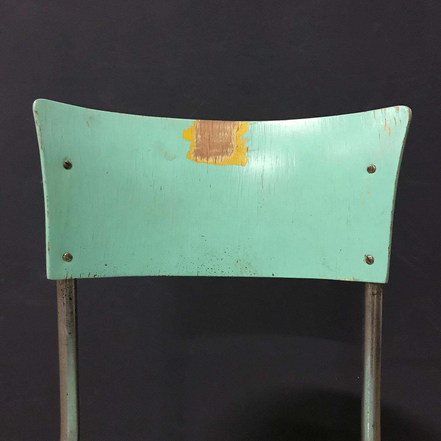 1931, Mart Stam For Thonet, Turquoise Wooden S43 photo buy
