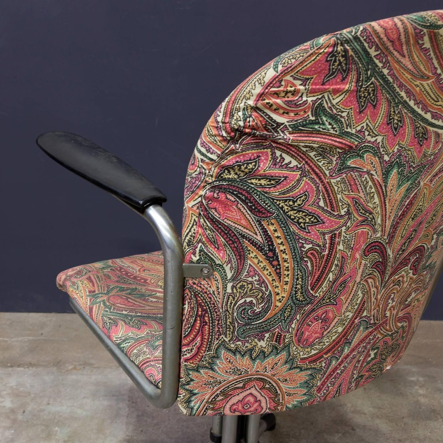 1935, W.H. Gispen By Gispen Culemborg, Office Chair 356, Bakelite Armrests photo buy