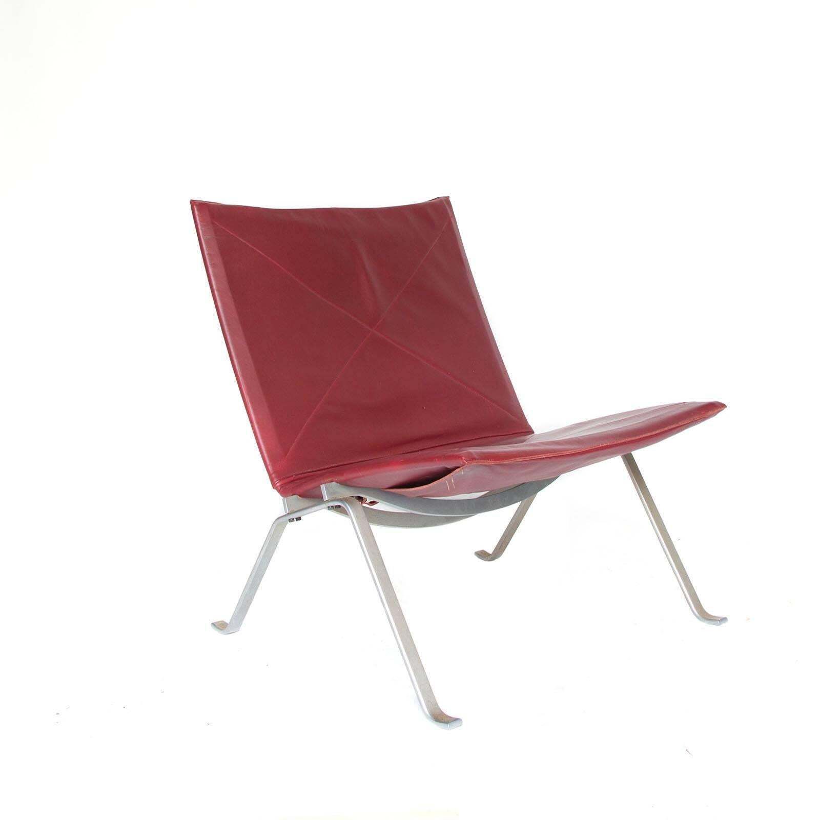 1956, Poul Kjaerholm For E. Kold Christensen, Pk22 Lounge Chairs photo for sale