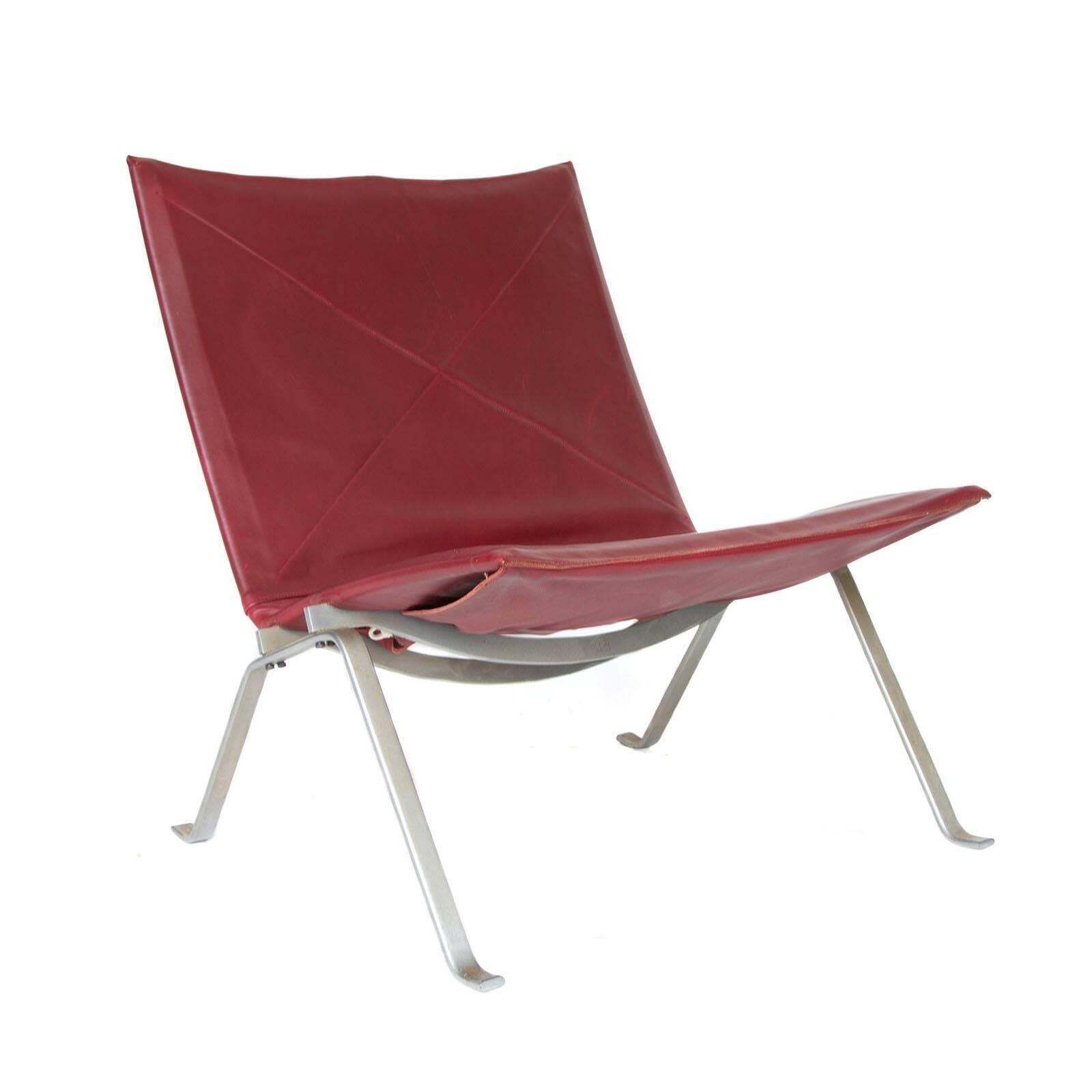 1956, Poul Kjaerholm For E. Kold Christensen, Pk22 Lounge Chairs photo buy
