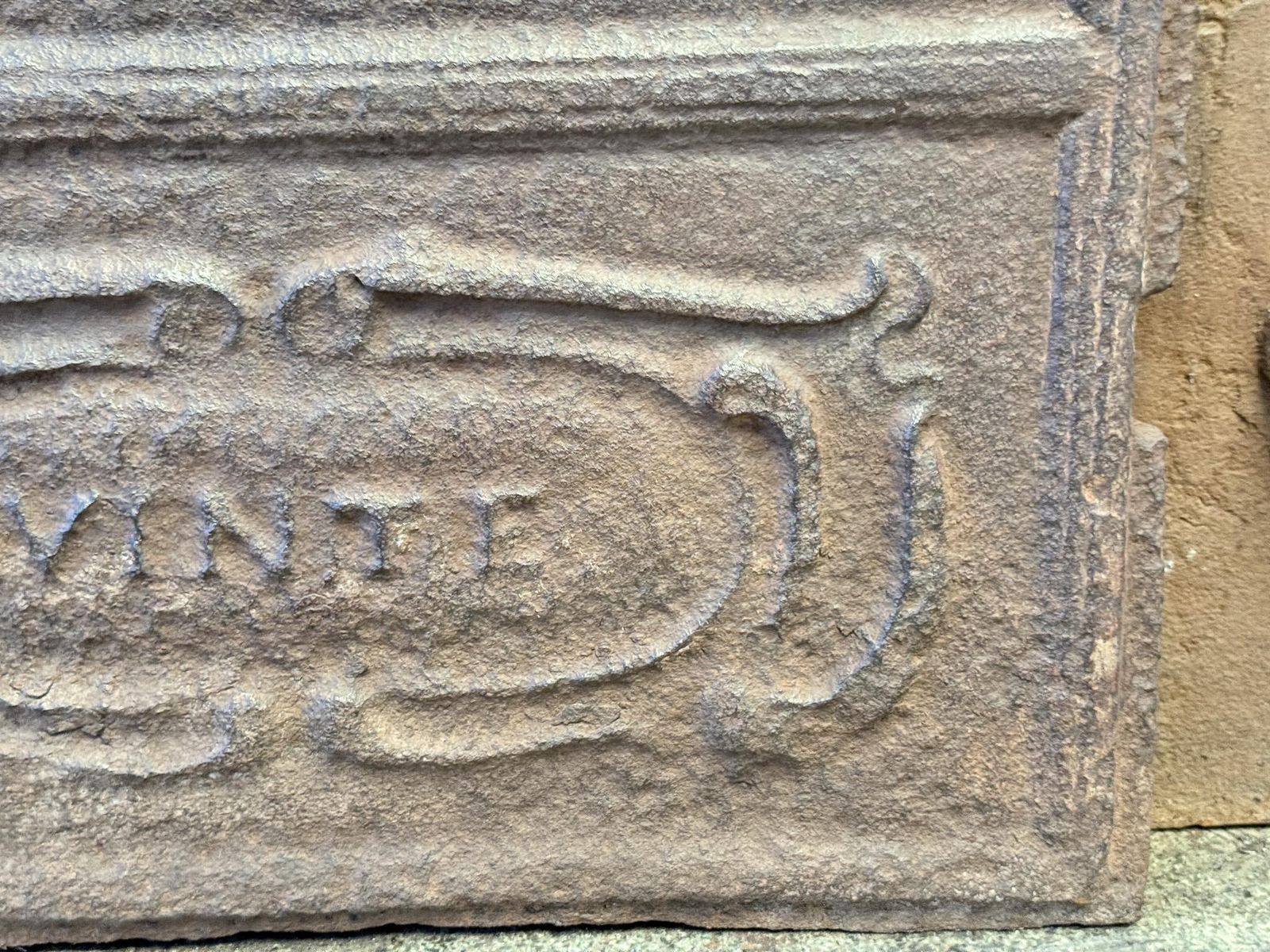 photo furniture 17th Century German 'Lot And Daughters' Stove Plate / Backsplash, Gothic Period