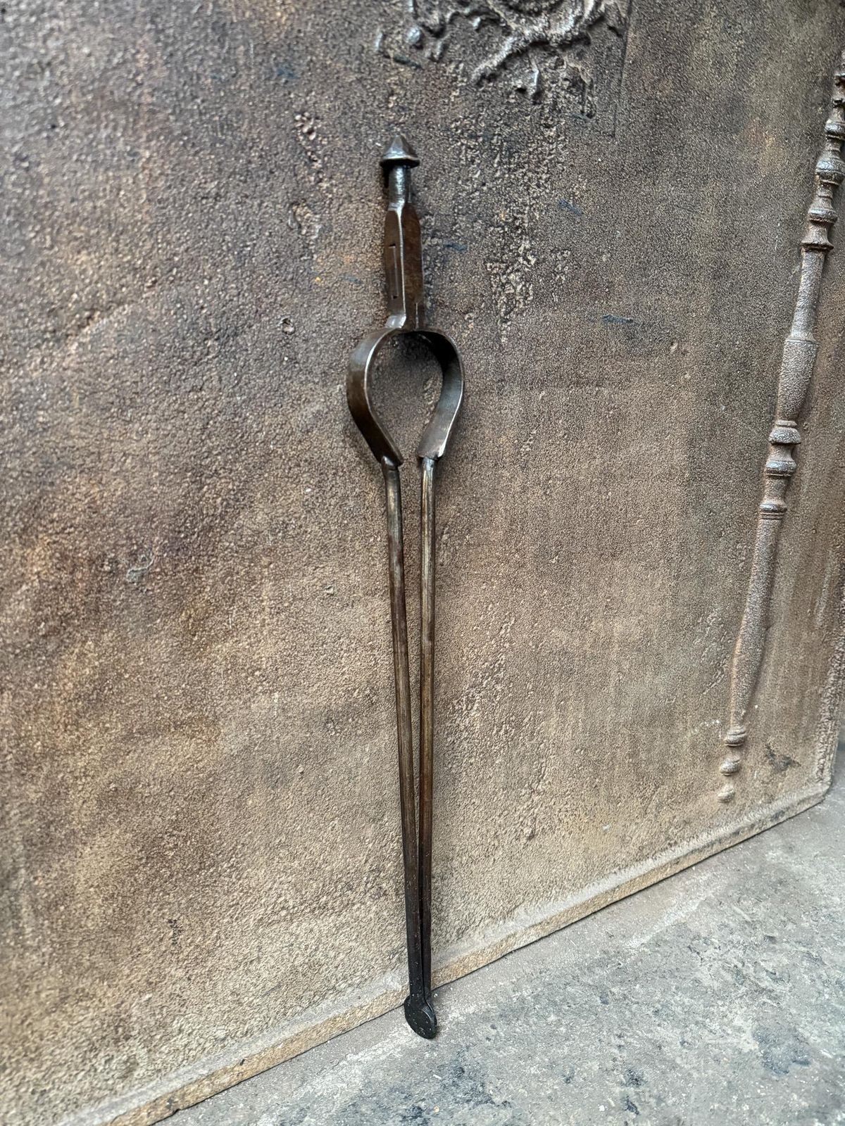 18th 19th Century Dutch Fire Tongs, Louis XV Period photo furniture