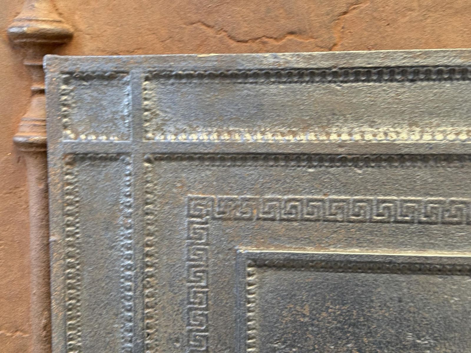 photo buy French Art Deco 'Lady' Fireback / Backsplash, Early 20th Century