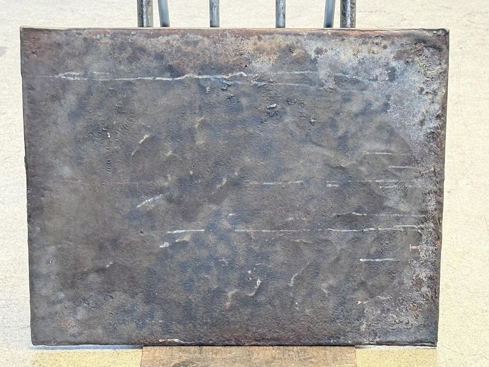 photo vintage 18th Century French 'Arms Of Lorraine' Fireback / Backsplash, Louis XV Period