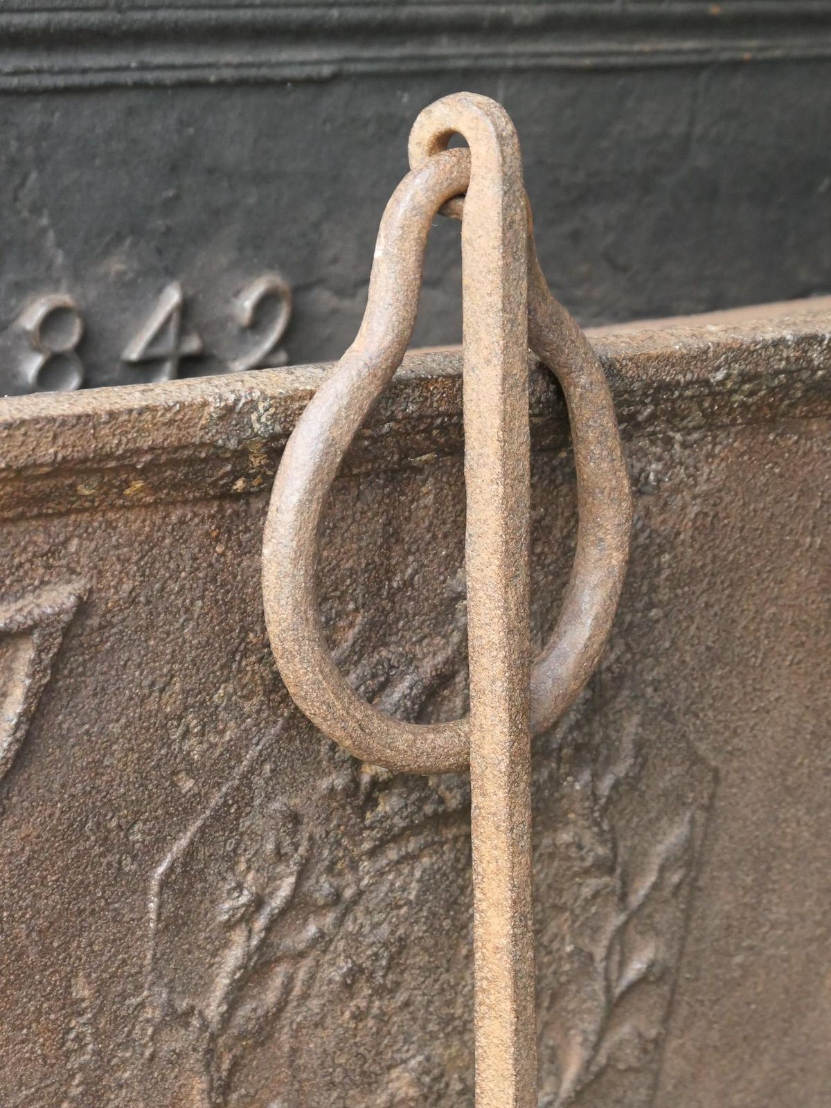18th Century French Fireplace Trammel Or Pot Hanger, Louis XIV Period photo for sale