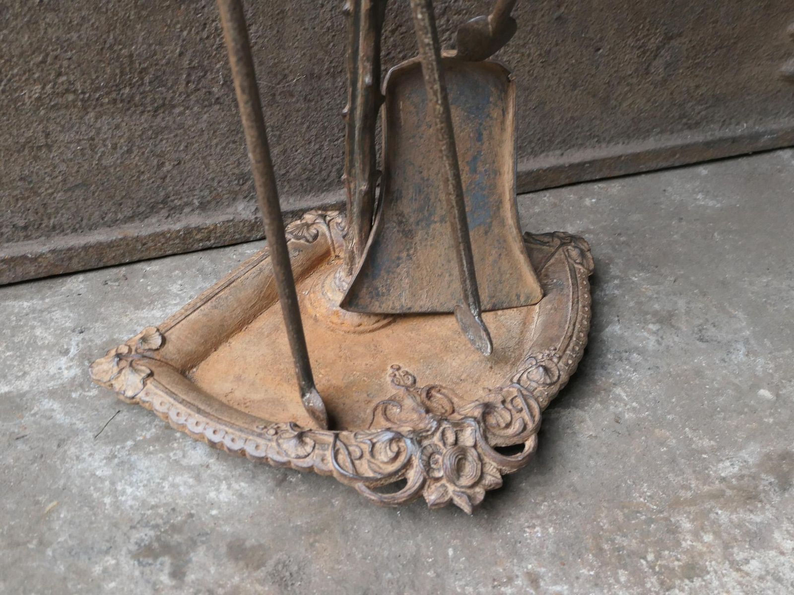 photo furniture French Art Nouveau Fireplace Tools, Early 20th Century Period
