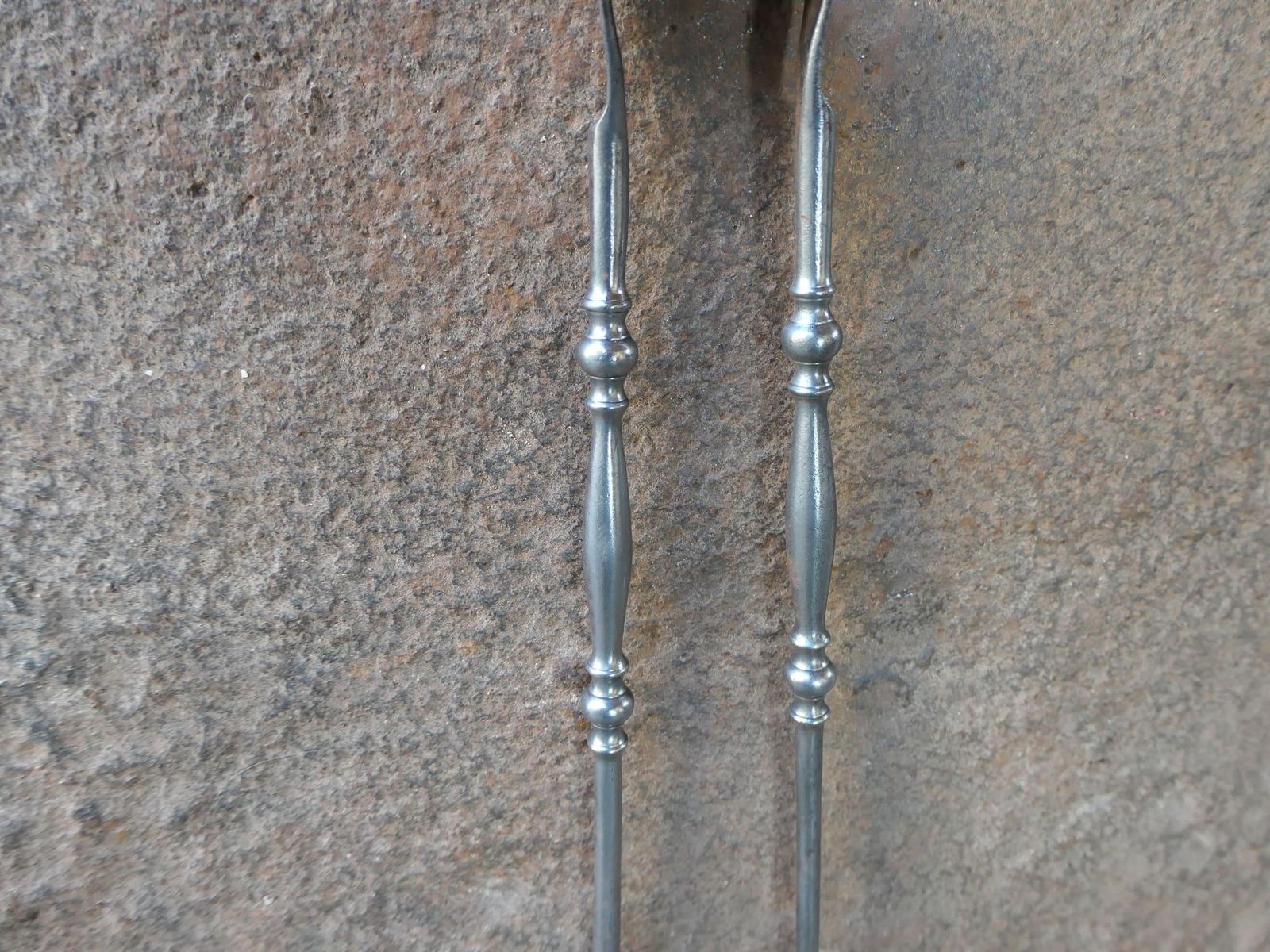 Small Napoleon III Fireplace Tools Or Fire Irons, Early 19th Century photo vintage