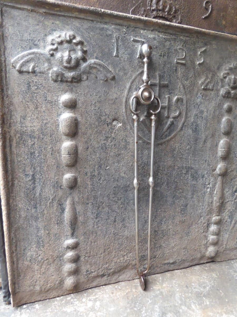 Large Georgian Fireplace Tongs, Early 19th Century photo furniture