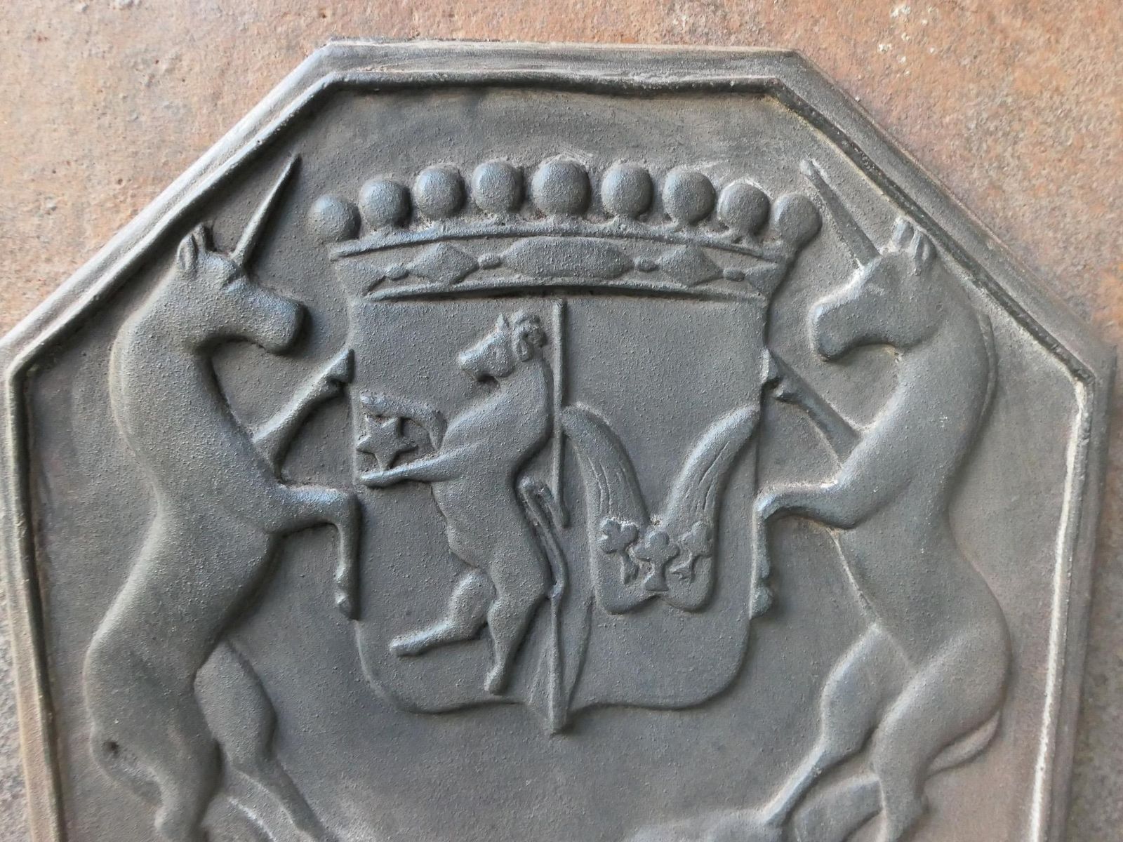 20th Century French Napoleon III Style 'Coat Of Arms' Fireback / Backsplash photo buy