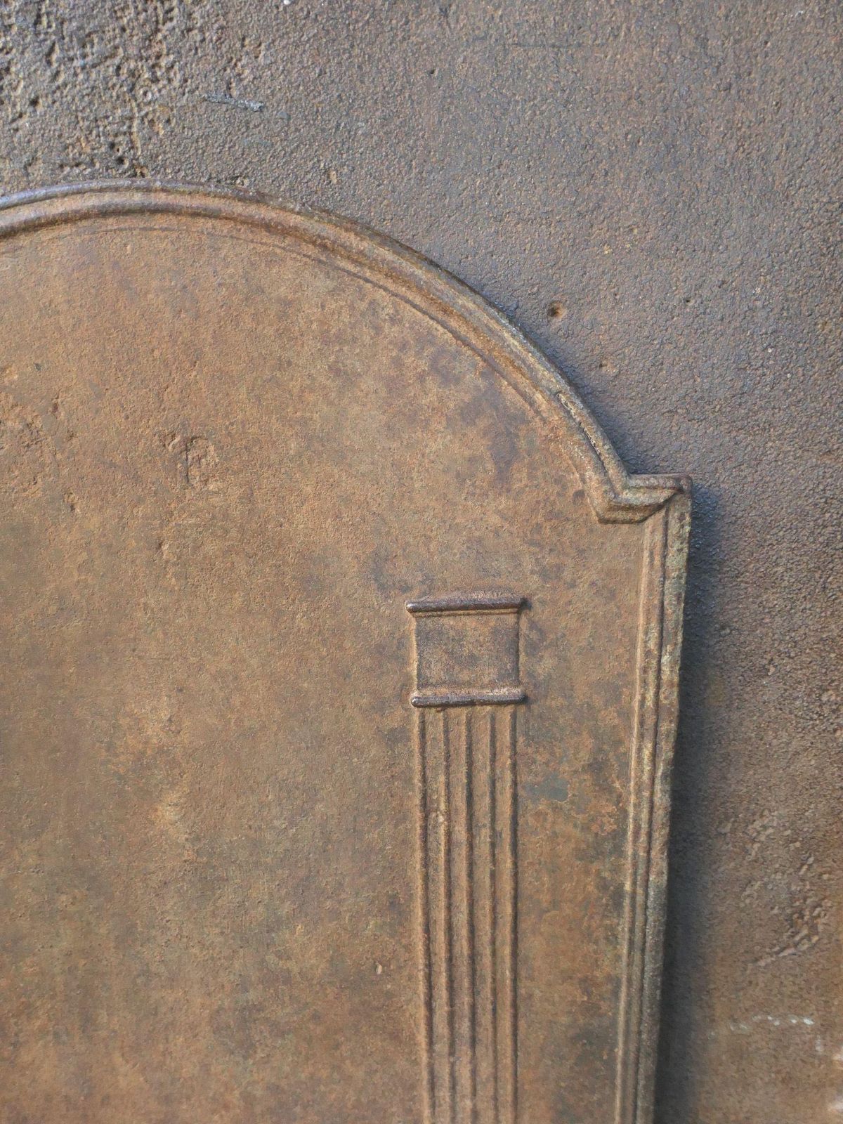 French 'Pillars Of Freedom' Fireback / Backsplash, Early 19th Century photo buy