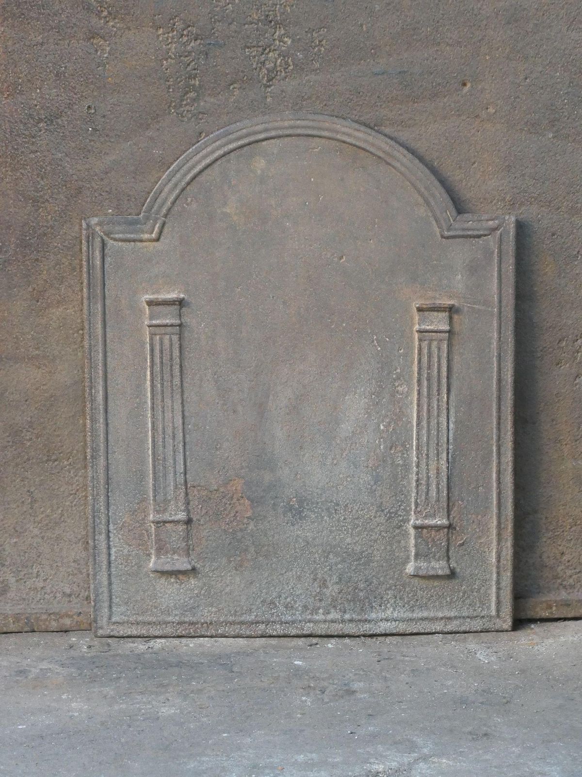 French Neoclassical Period 'Pillars Of Freedom' Fireback / Backsplash photo furniture