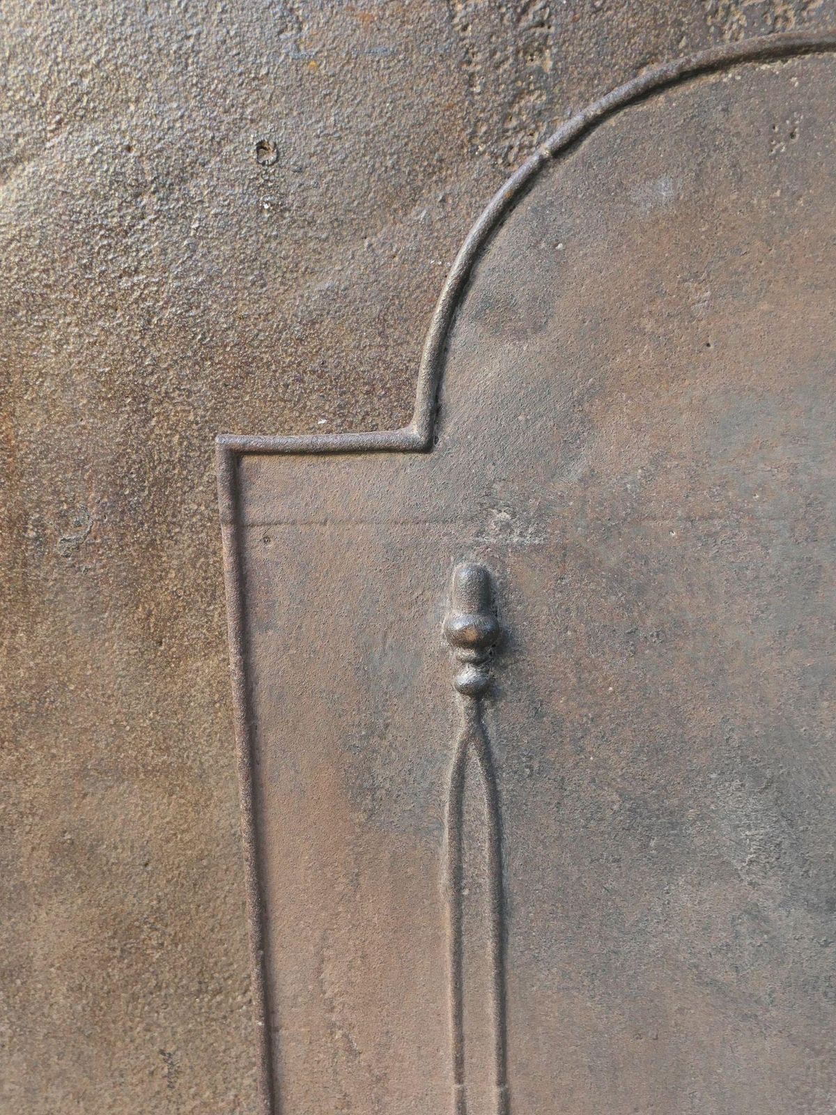 French Neoclassical 'Pillars Of Freedom' Fireback / Backsplash, Early 19th Centu photo buy