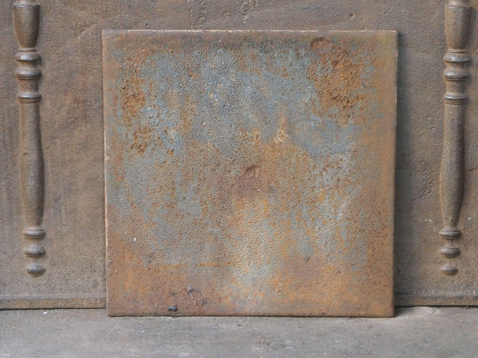 322.0 French 'Pillars Of Freedom' Fireback / Backsplash, Early 19th Century photo