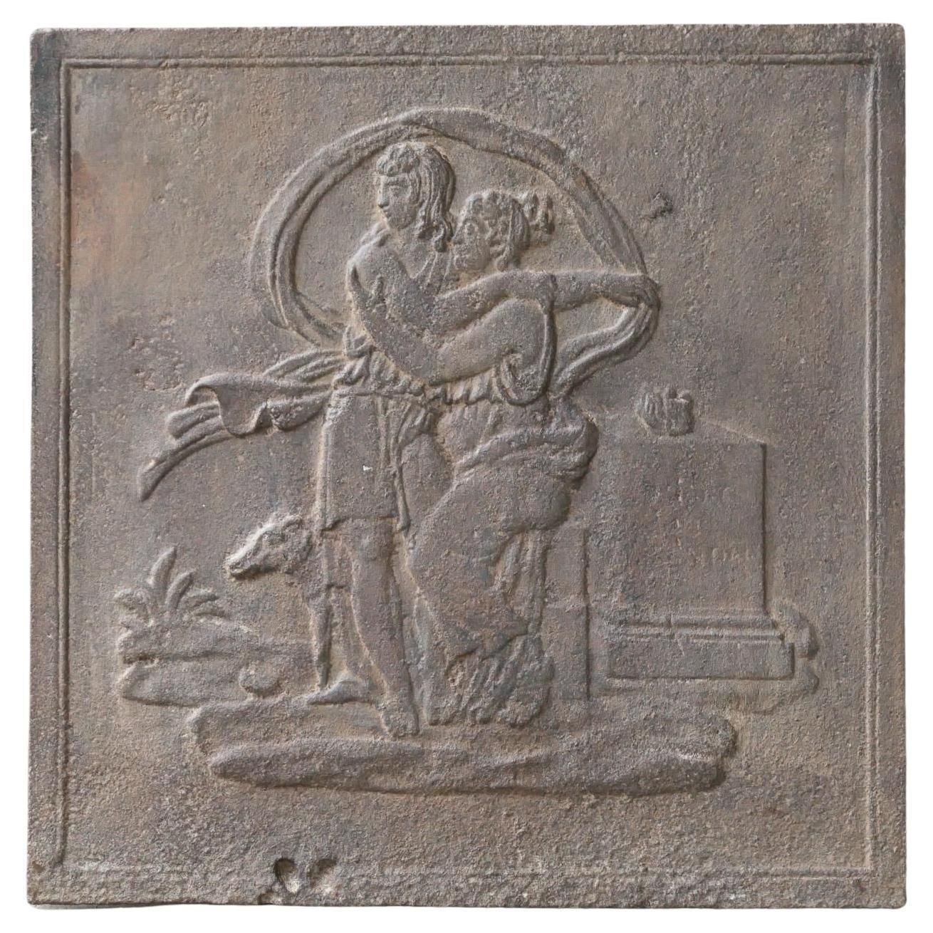 French Napoleon III Period Fireback, 19th Century