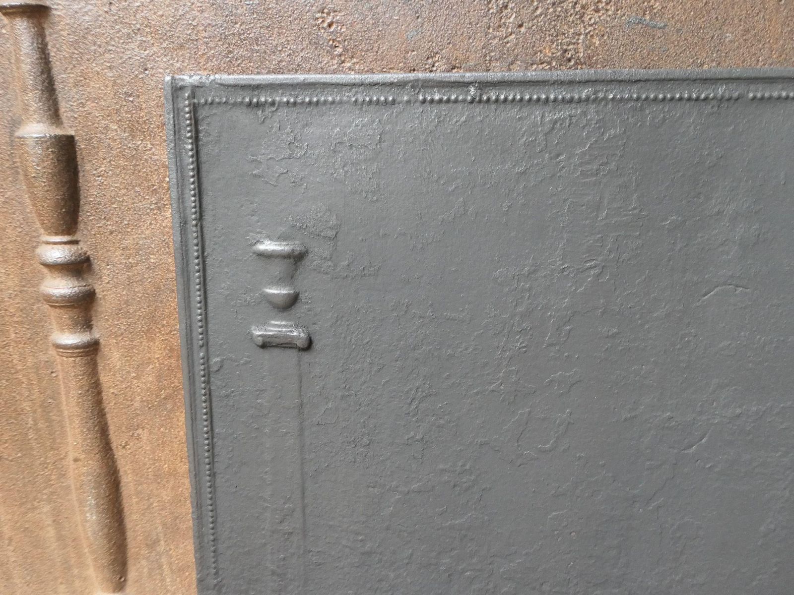 French 'Pillars Of Freedom' Fireback / Backsplash, Early 19th C. photo vinterior