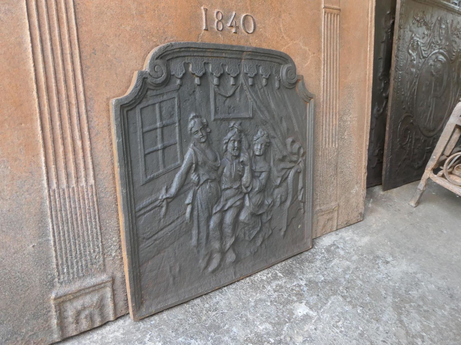 photo for sale 20th Century Napoleon III Style French Fireback / Backsplash