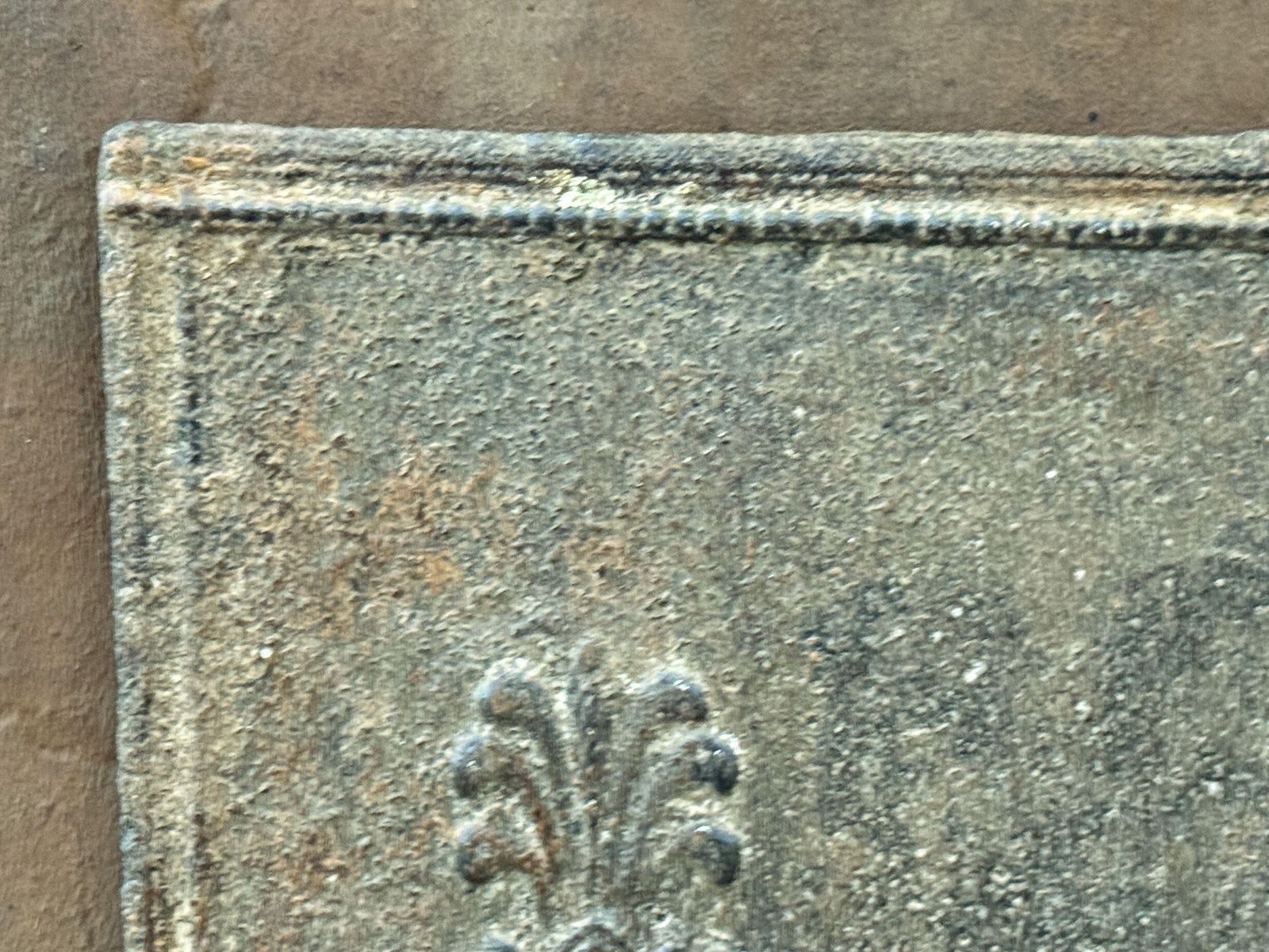French Neoclassical Period 'Pillars Of Freedom' Fireback / Backsplash photo 407.0