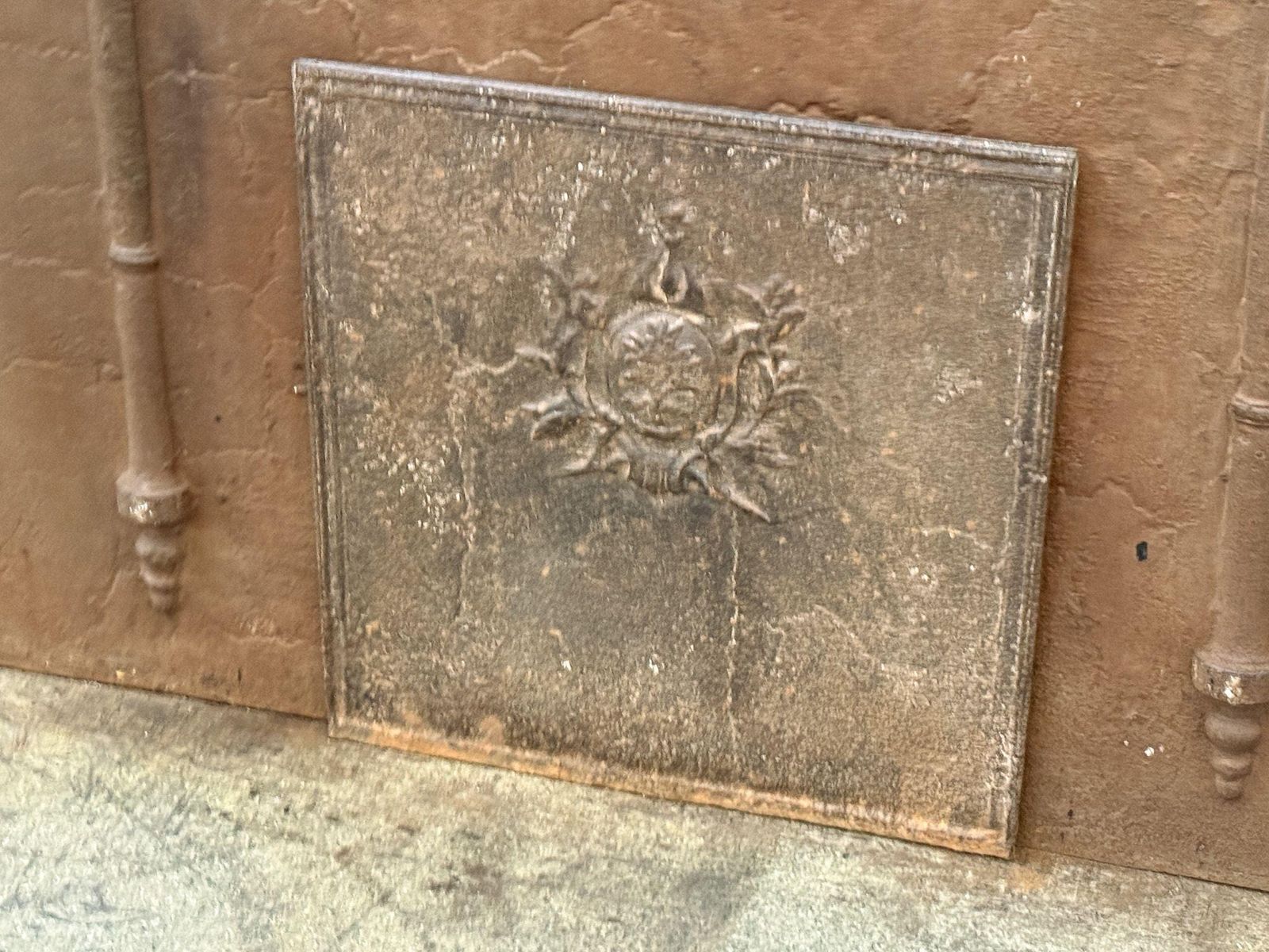 French Neoclassical Period Fireback / Backsplash, Early 19th C. photo Home Fixtures