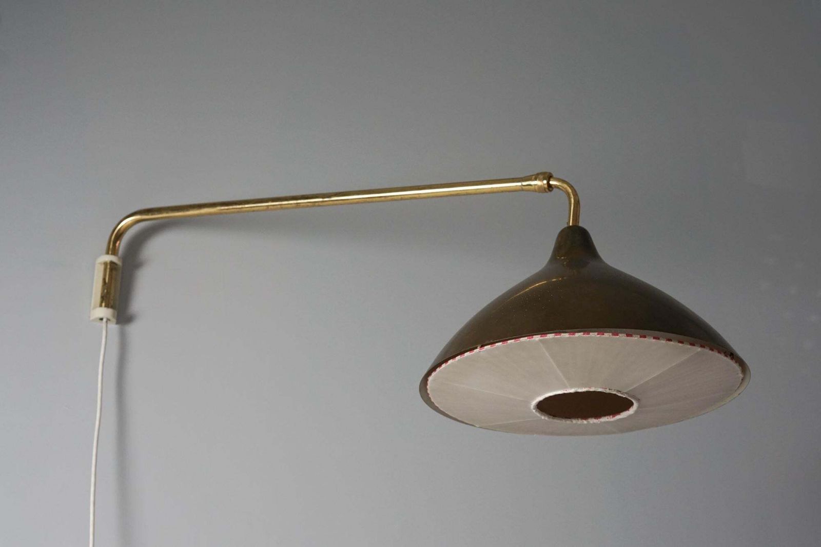 Adjustable Wall Light Model 3062, Lisa Johansson Pape, Orno Oy, Mid 20th Century photo vinterior
