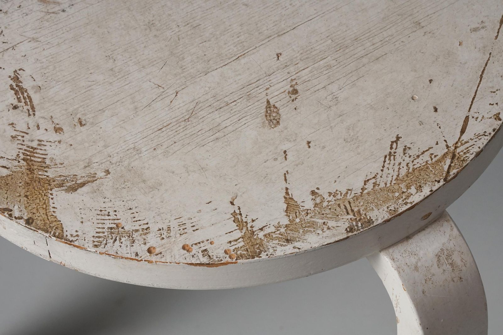 Model 60 Stool, Alvar Aalto, Oy Huonekalu  Ja Rakennustyötehdas Ab, 1930/1940s photo for sale