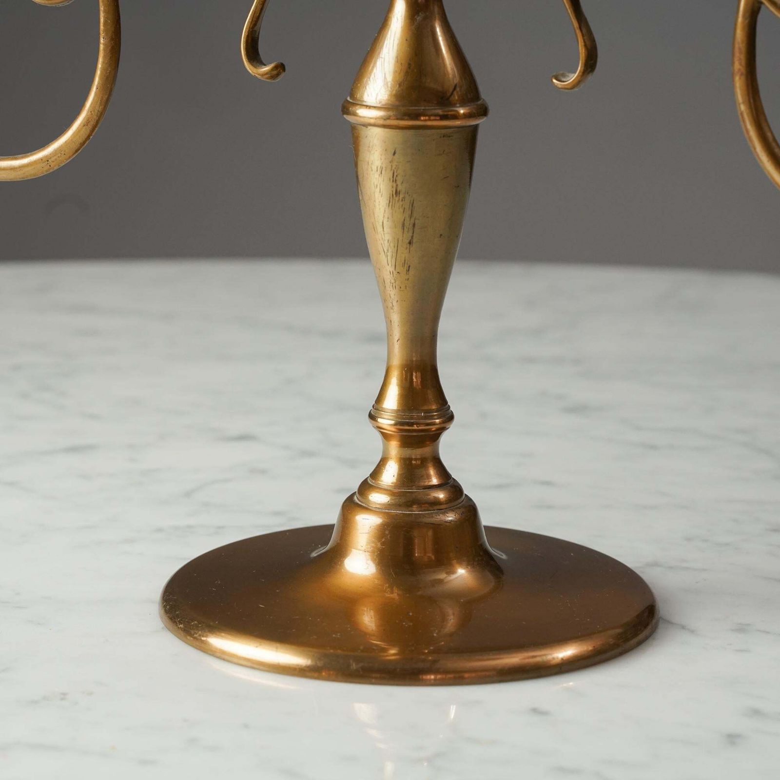 Brass Candelabra Model 1503 By Taidetakomo Hakkarainen, 1930s, Finland photo Home Decor
